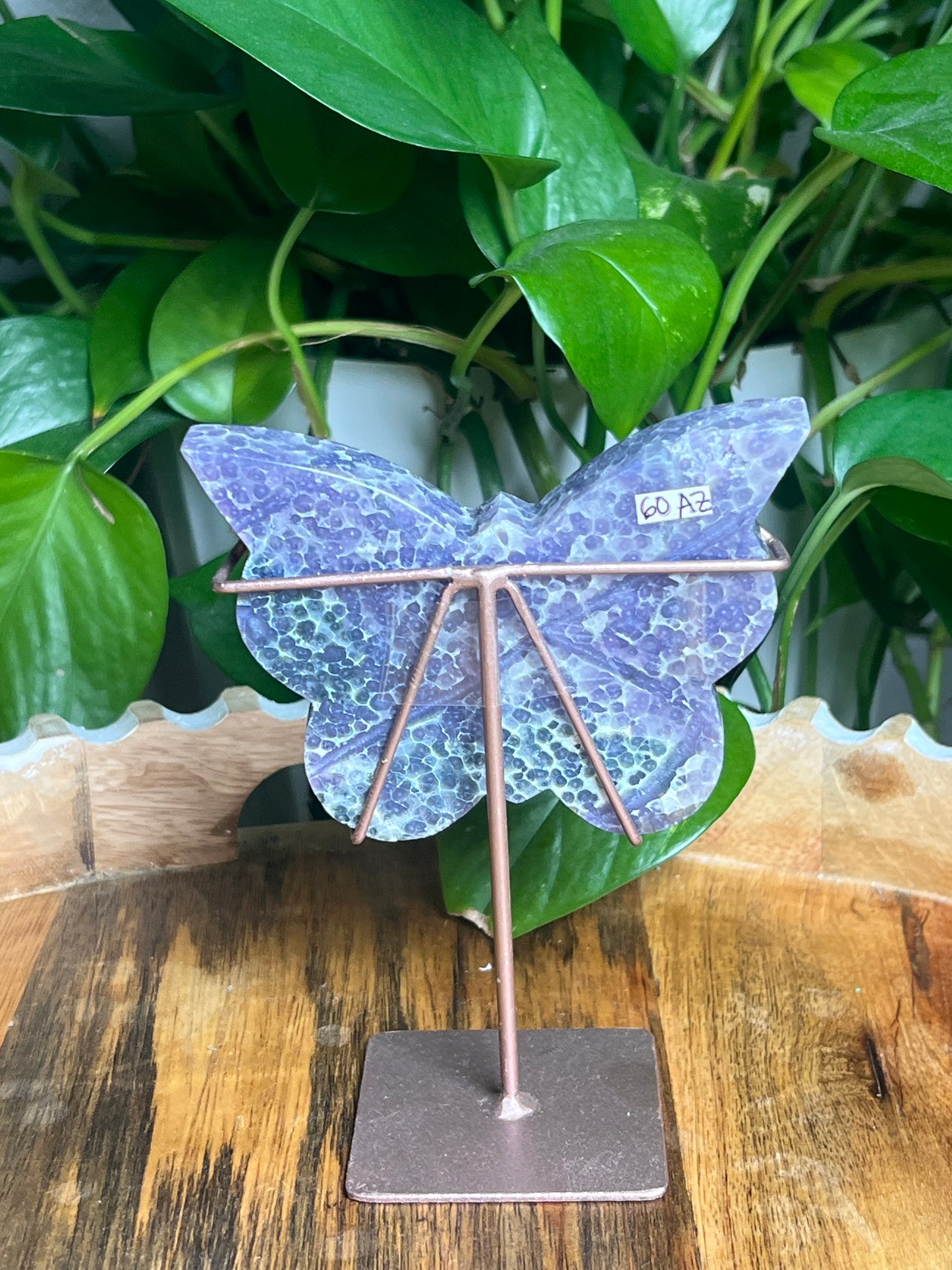 Grape Agate Butterfly: AZ