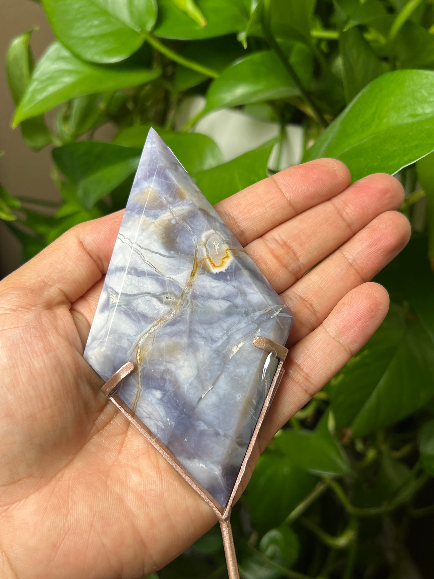 Purple Chalcedony Diamond