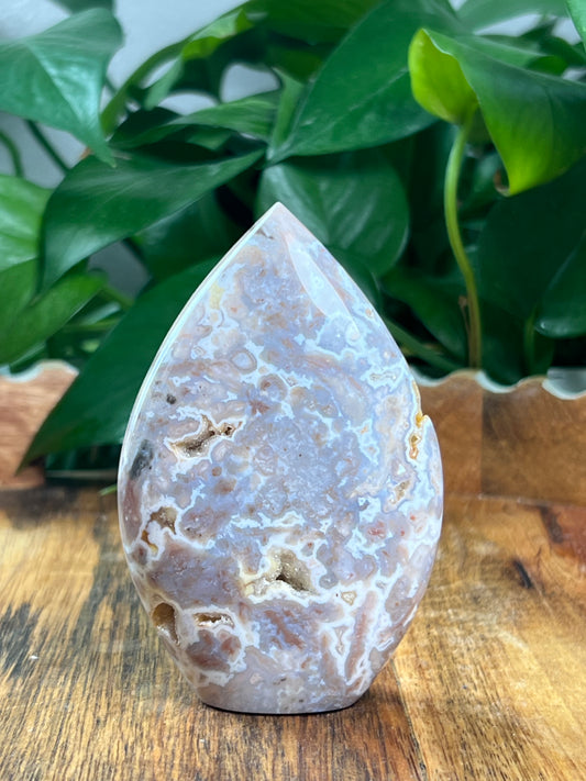 Sumatra Plume Agate Flame: NE