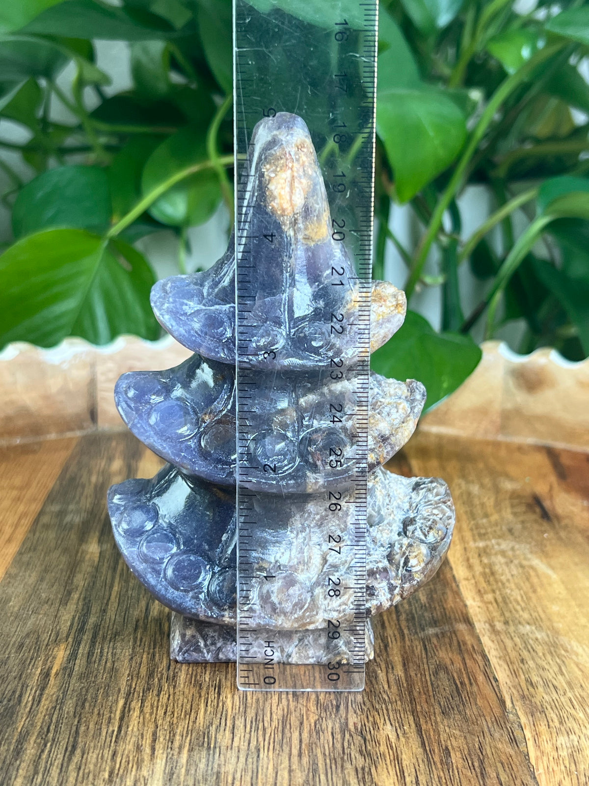 Purple Chalcedony Tree: B