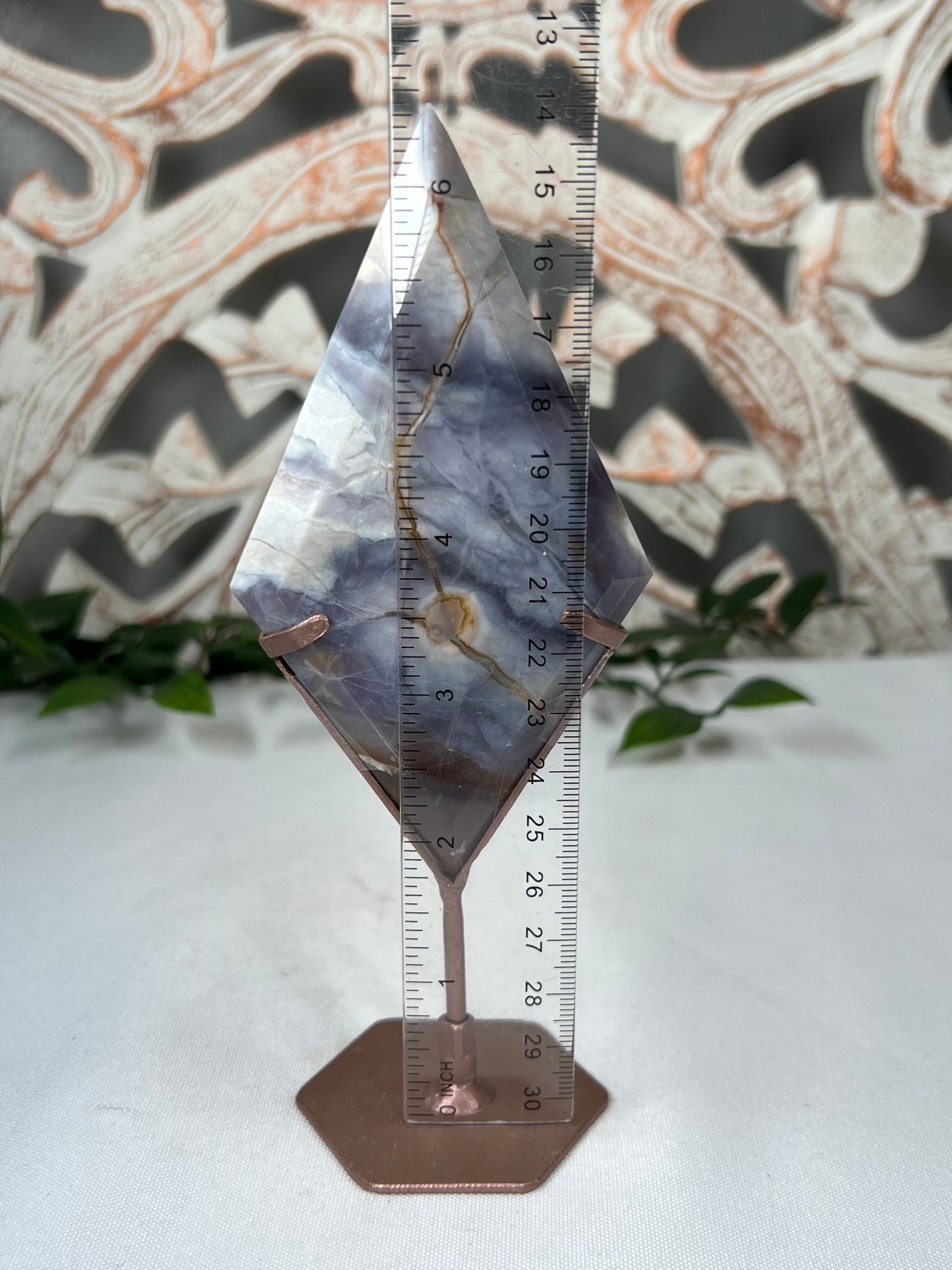 Purple Chalcedony Diamond