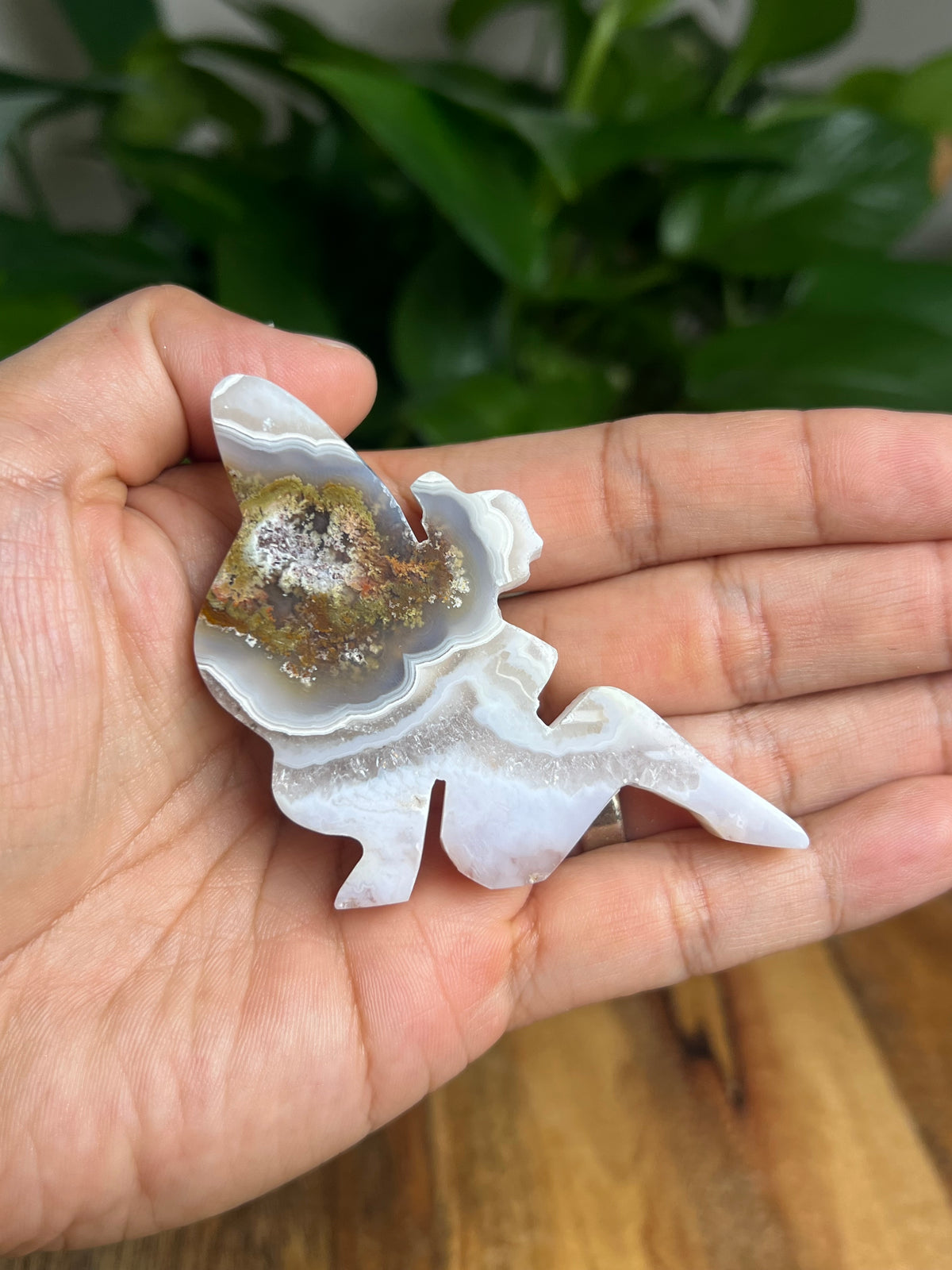 Scenic Moss Agate Pixie Fairy: G