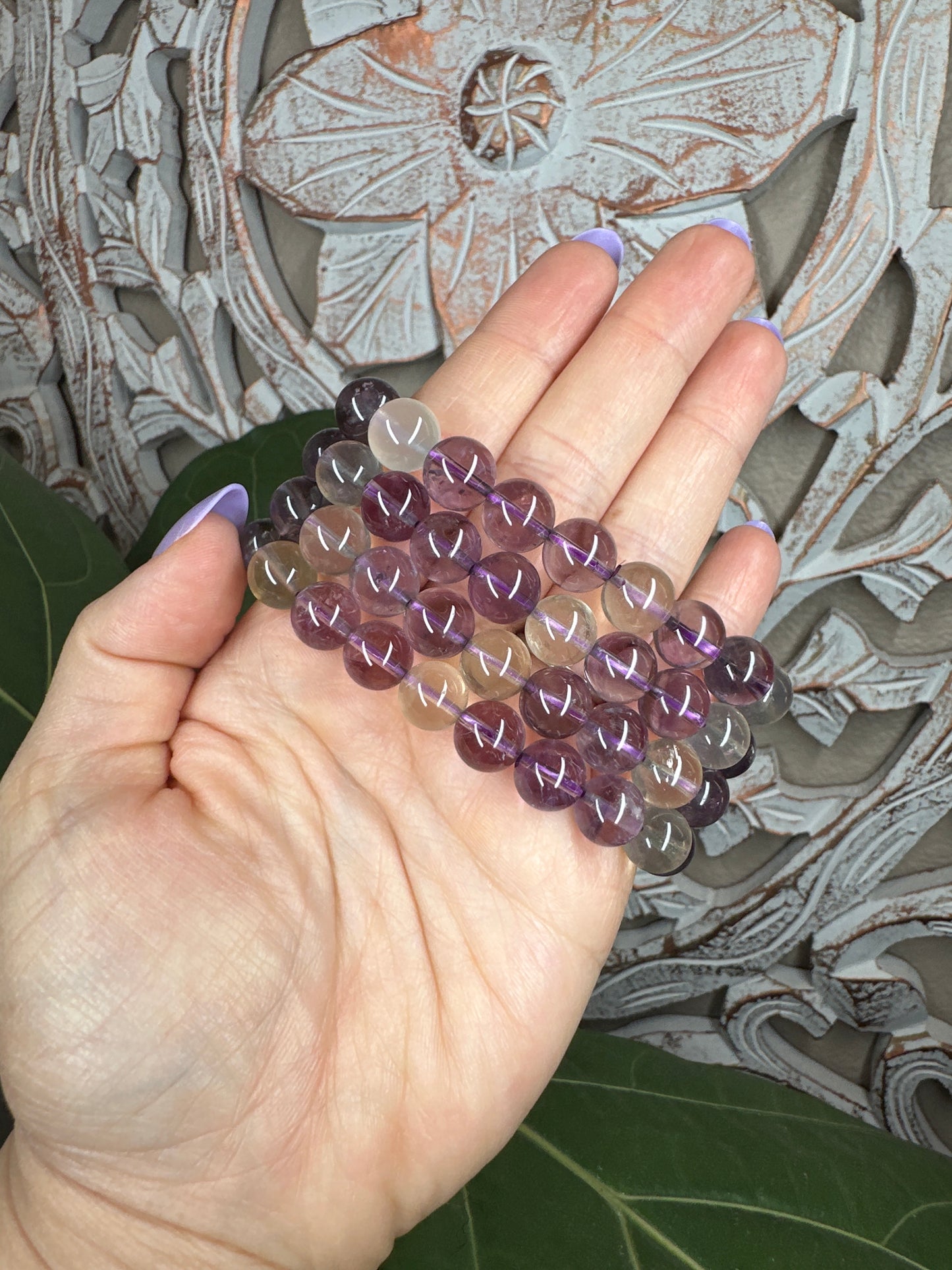 Ametrine Beaded Bracelet (10mm)