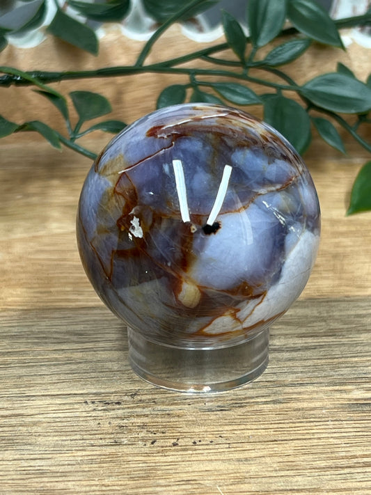 Purple Chalcedony Sphere
