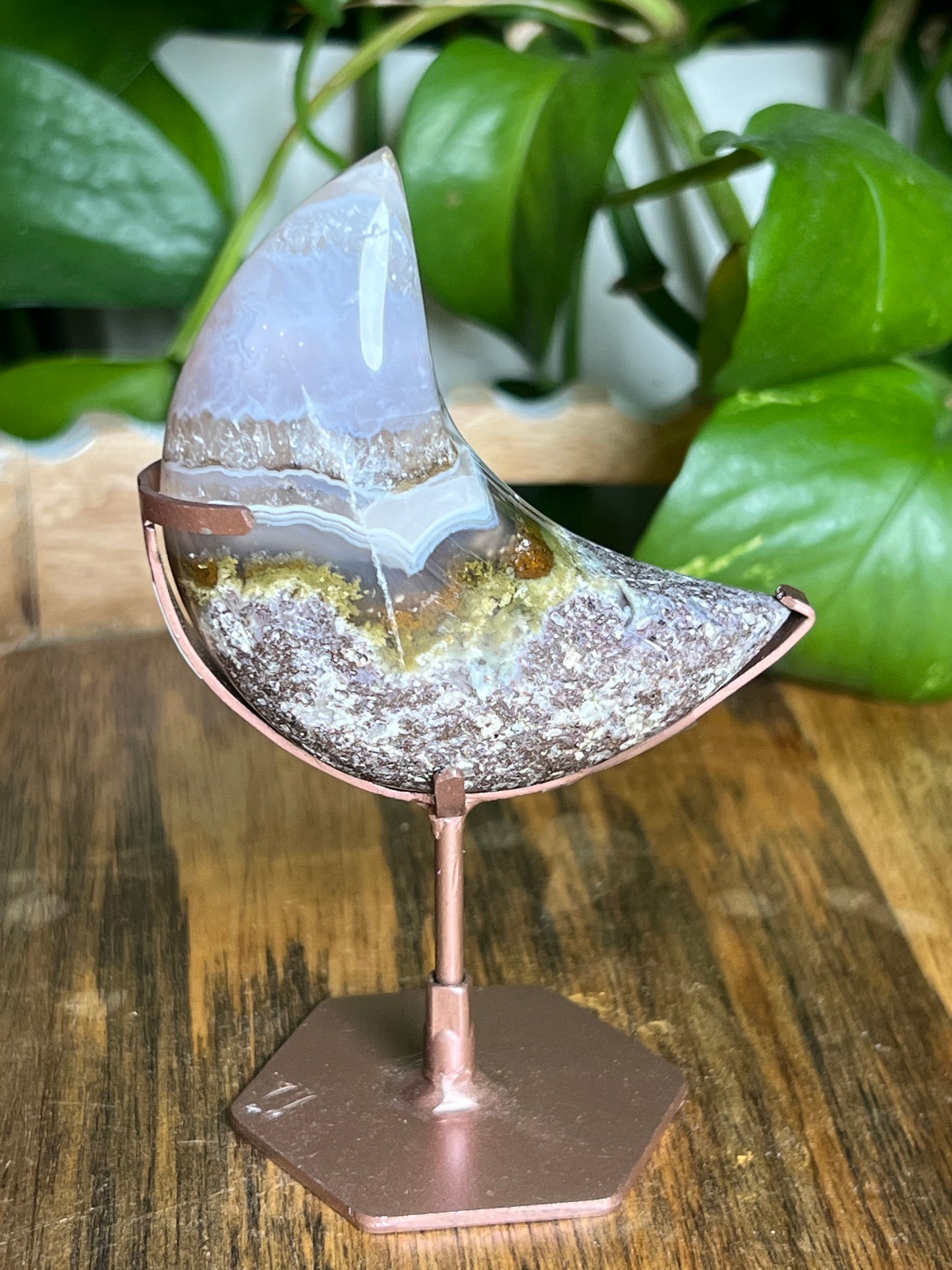 Scenic Moss Agate Moon