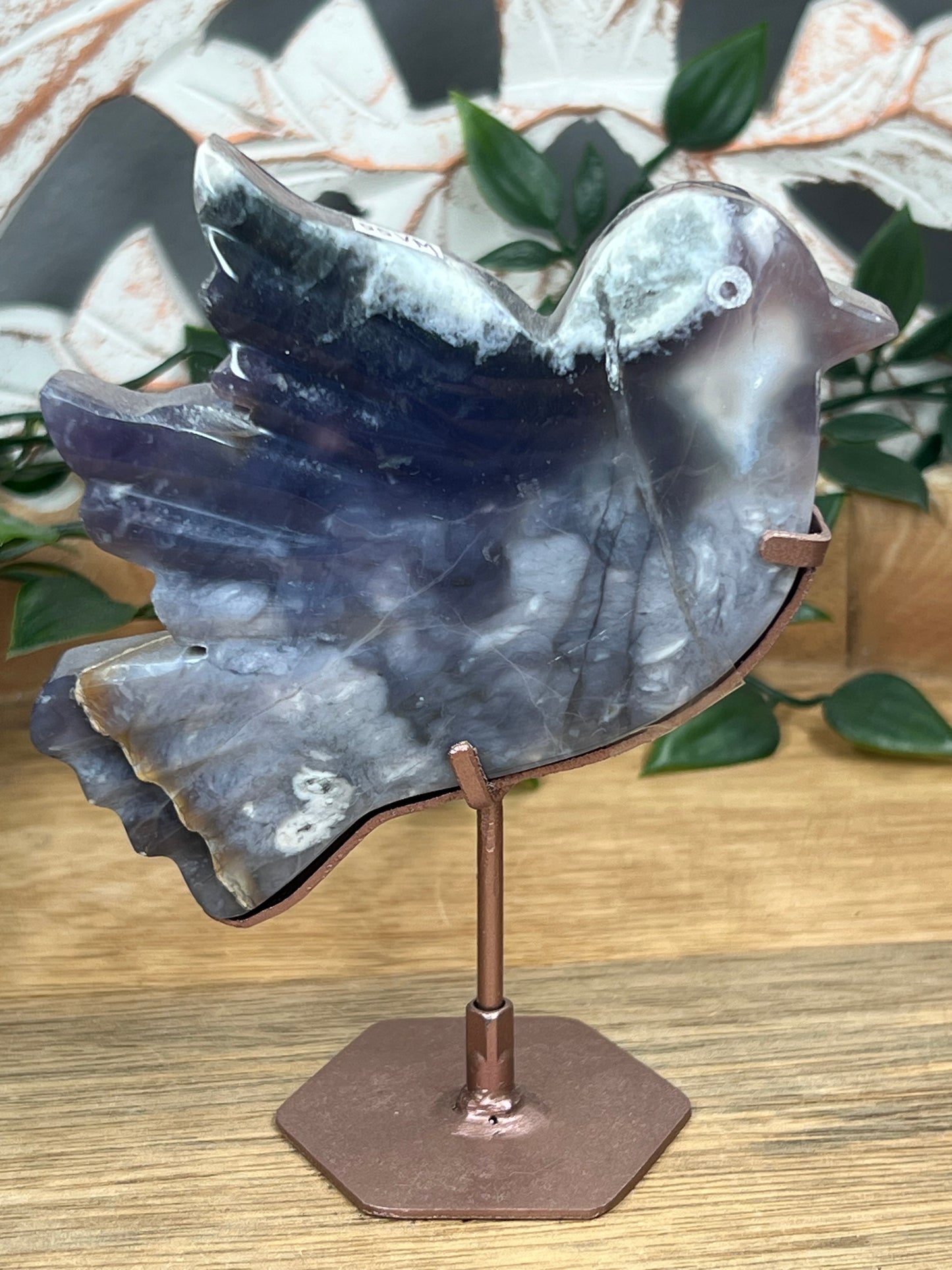 Purple Chalcedony Bird