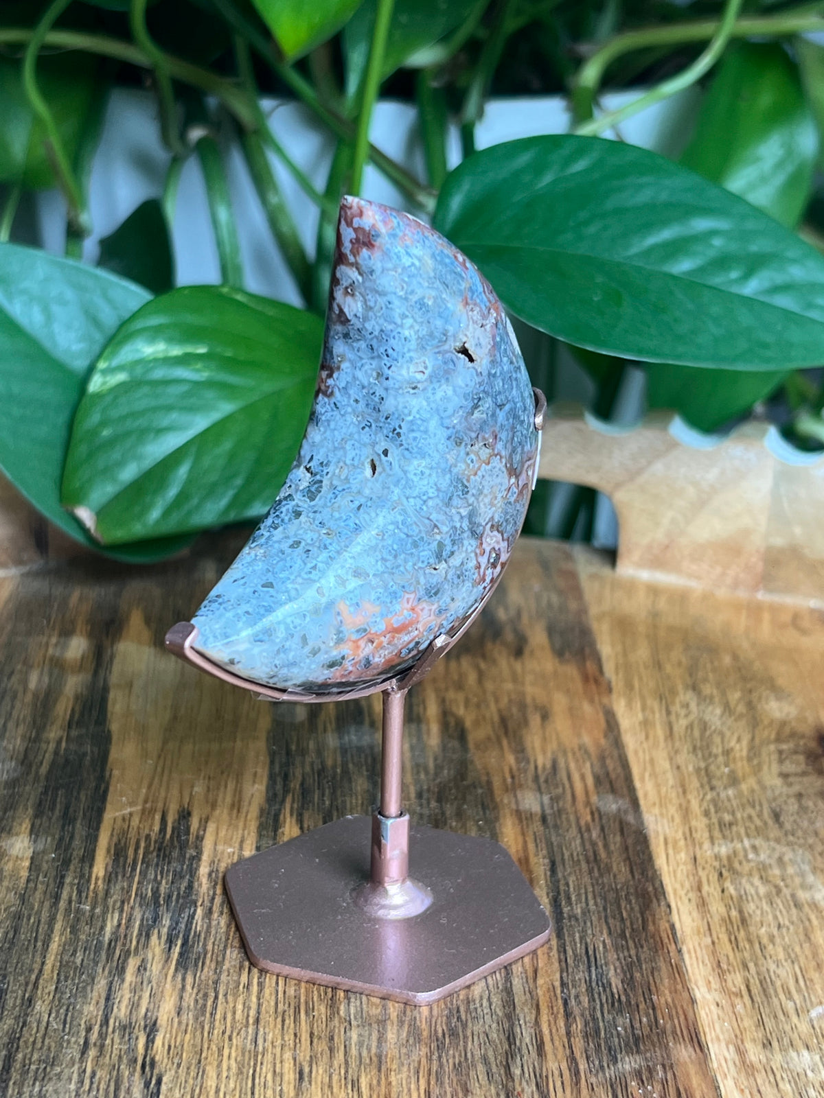 Marcasite Mini Puffy Moon: DN