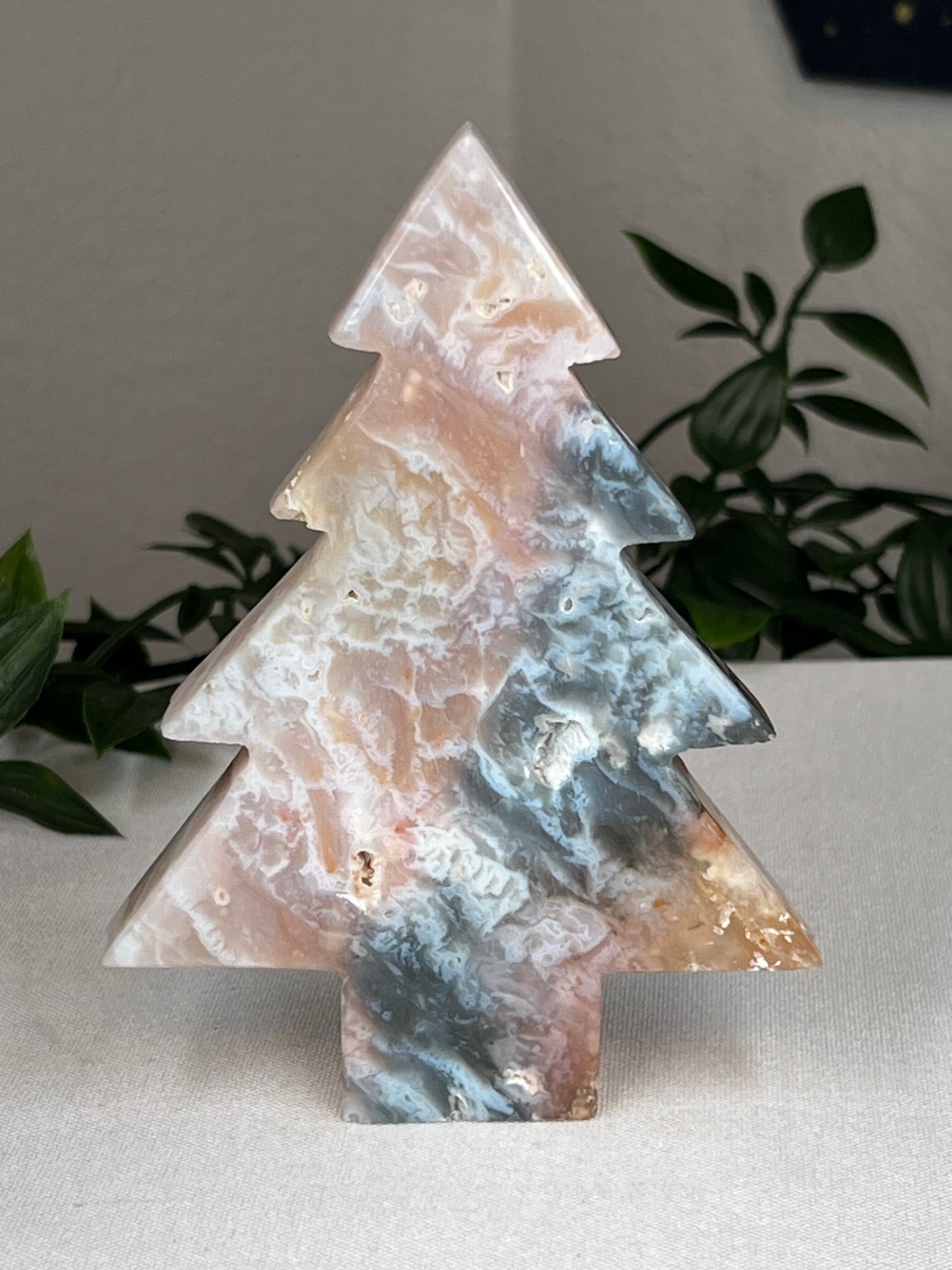 Rainbow Plume Agate Tree