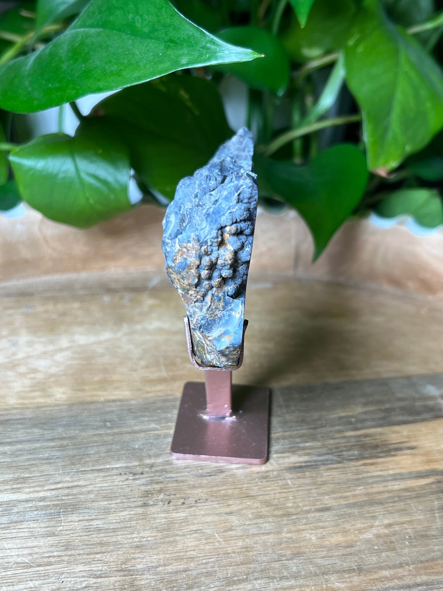 Blue Plume Agate Slab