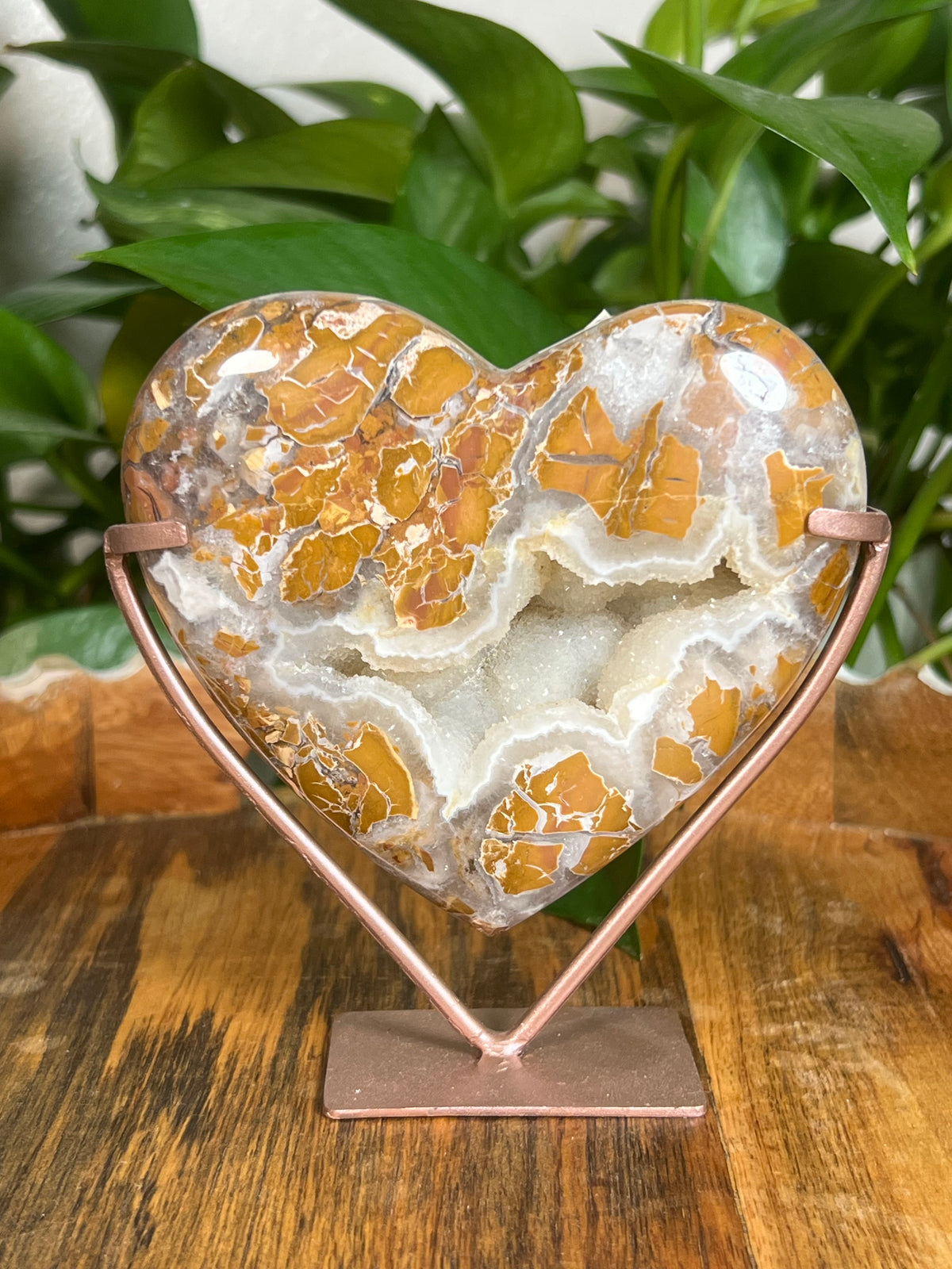 Brecciated Jasper Heart: DH