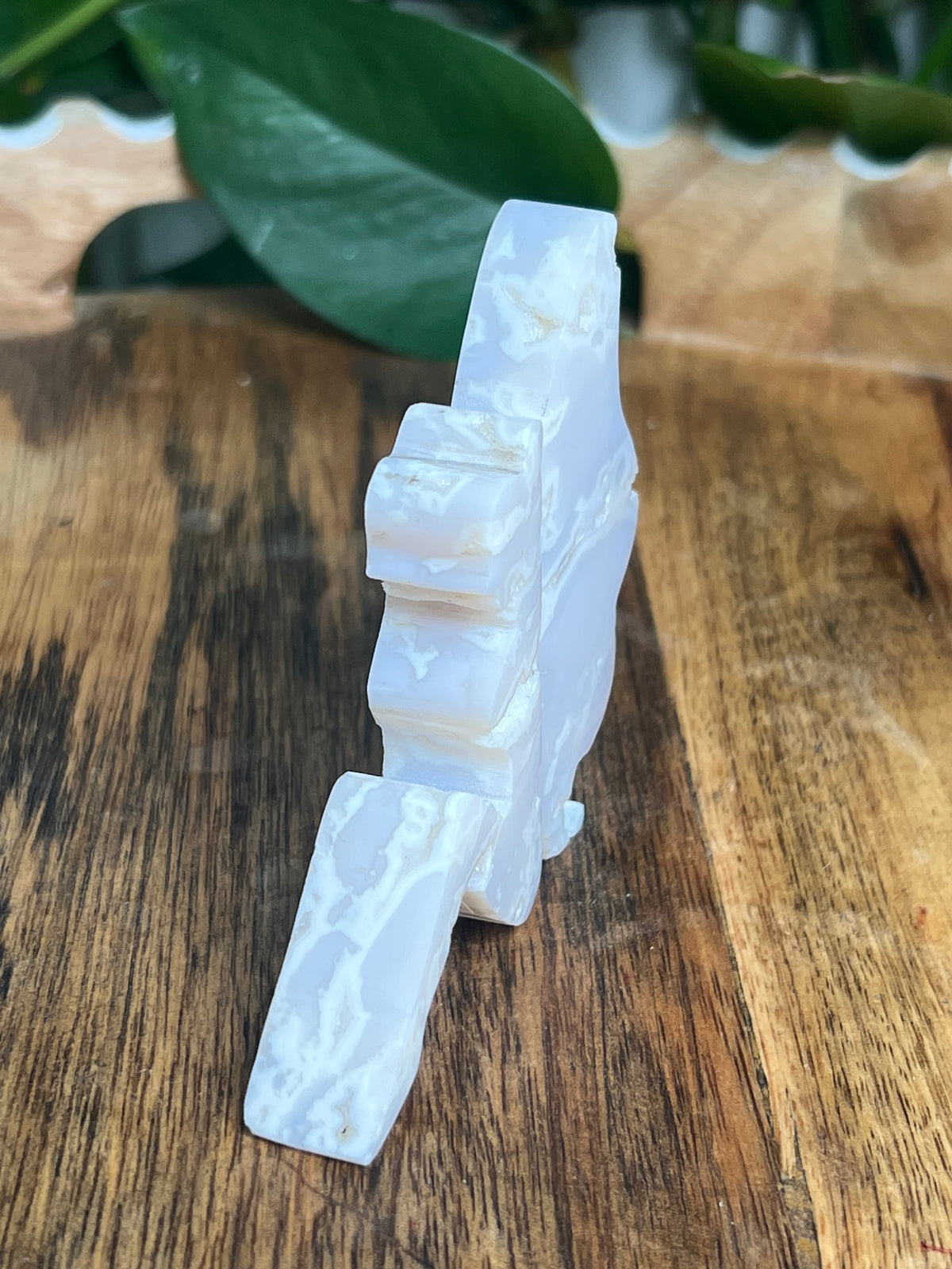 White Plume Agate Pixie Fairy: DF