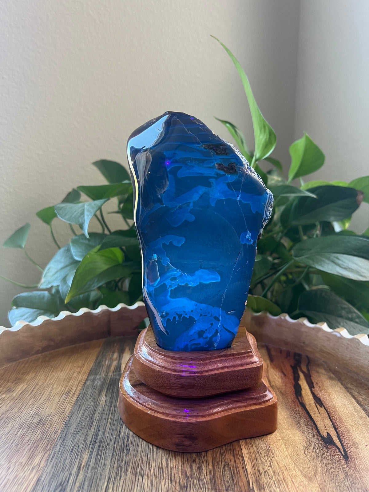 Blue Amber Freeform: G
