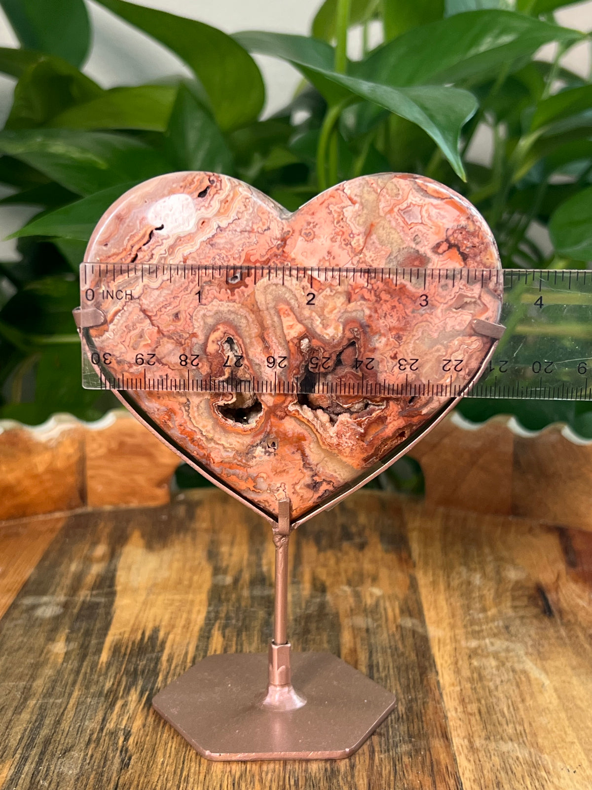 Crazy Lace Agate Heart: NA