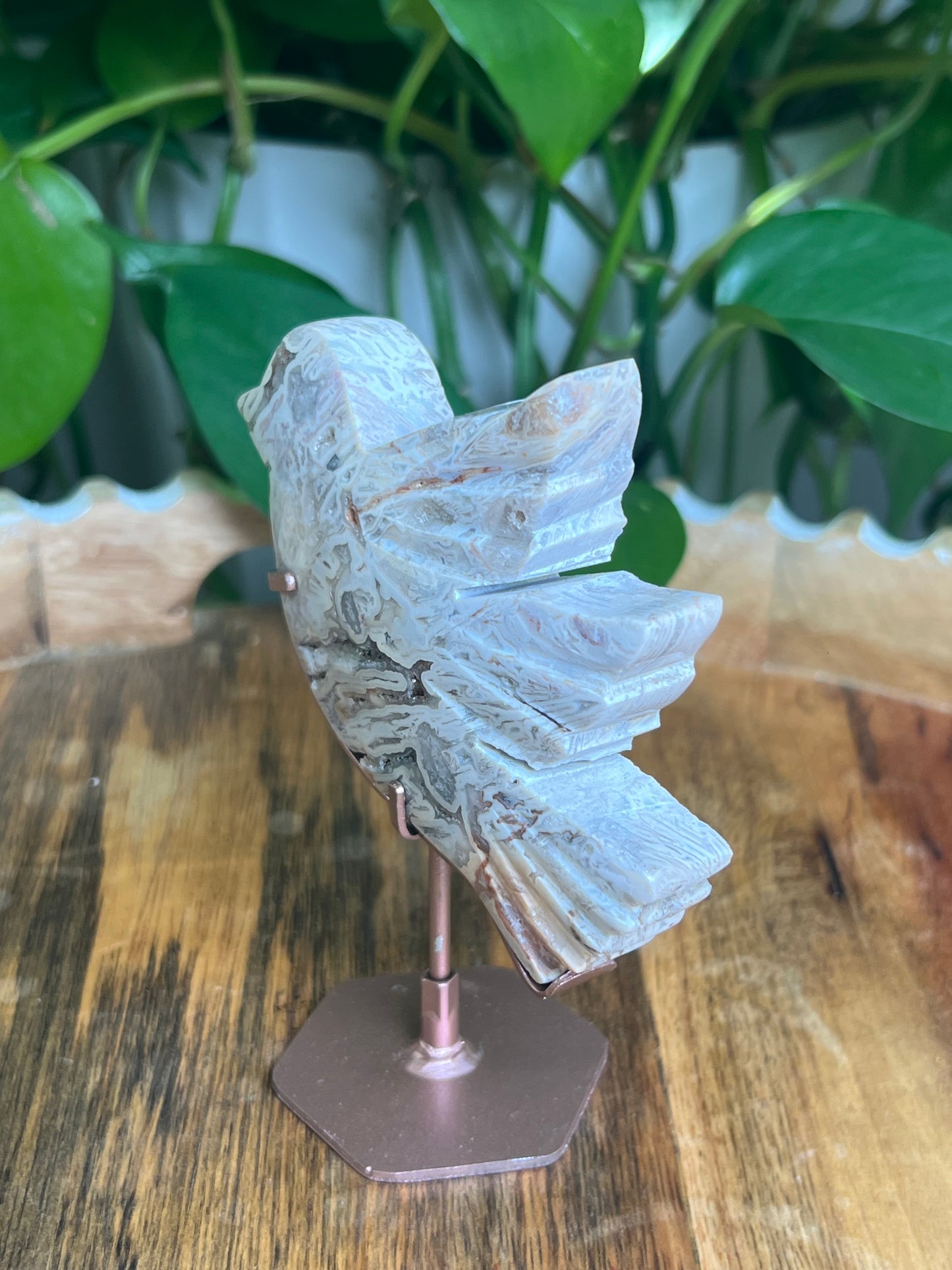 Tube Agate Bird: Ai