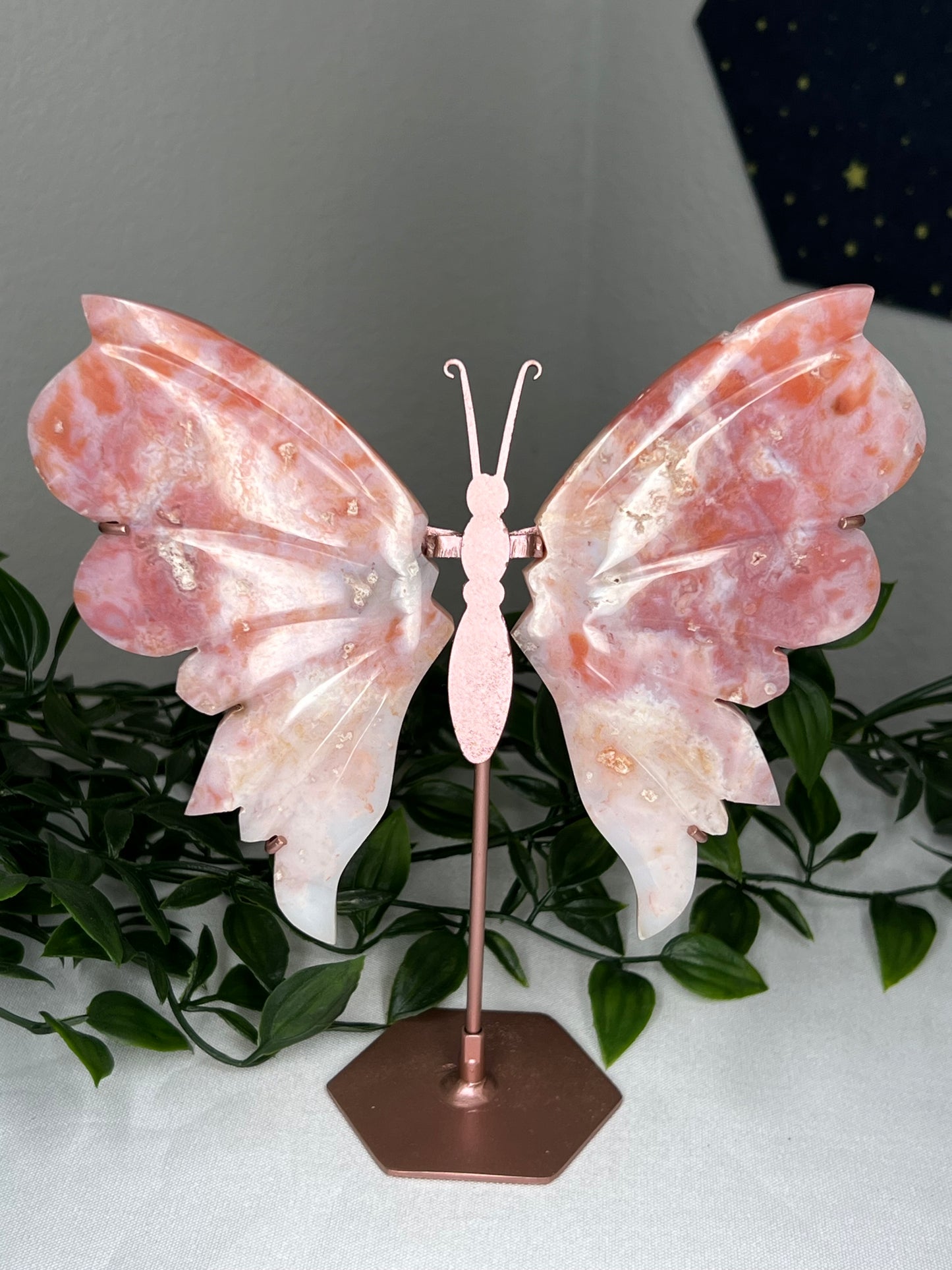Pink Carnelian Wings