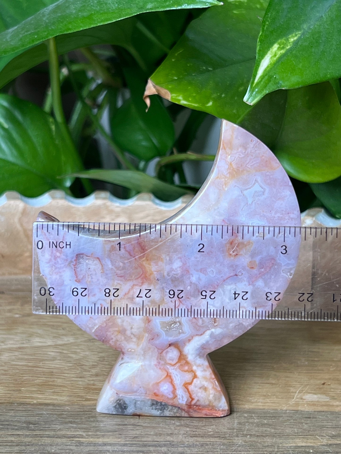 Pink Carnelian Moon