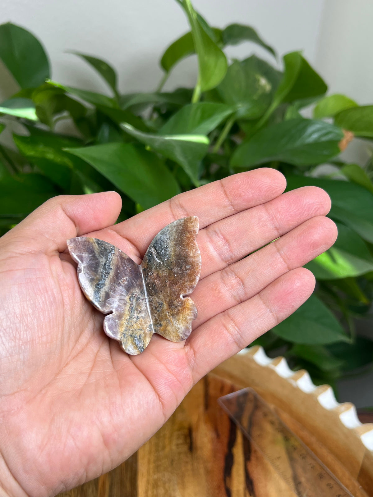 Indonesian Amethyst 3D Butterfly: B