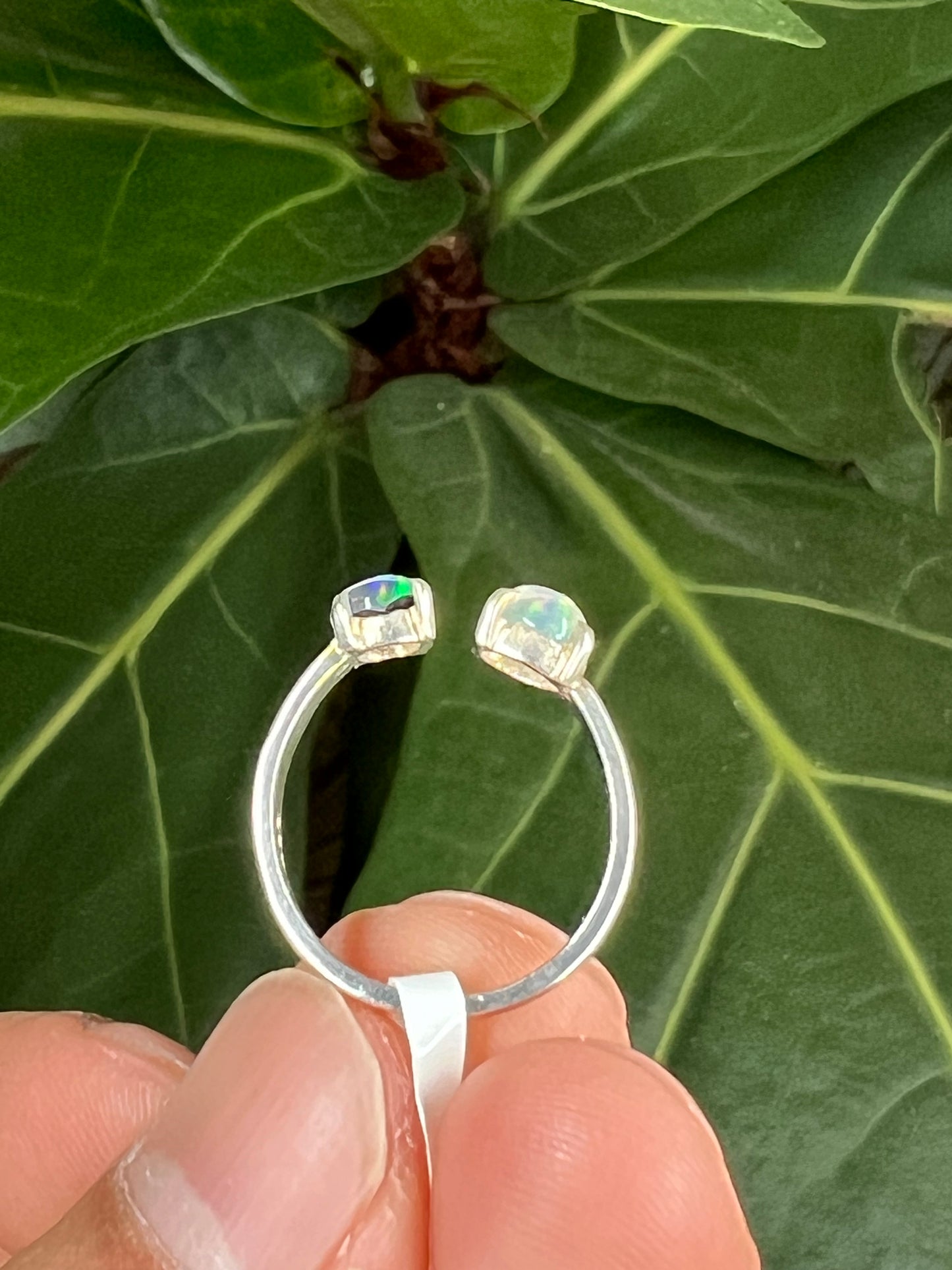 Mexican Fire Opal Ring Size 6
