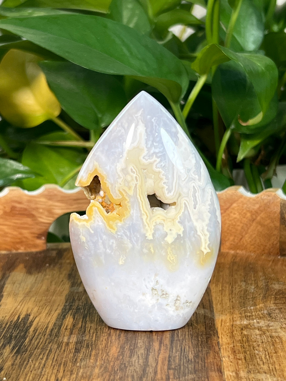 Winter Plume Agate Flames