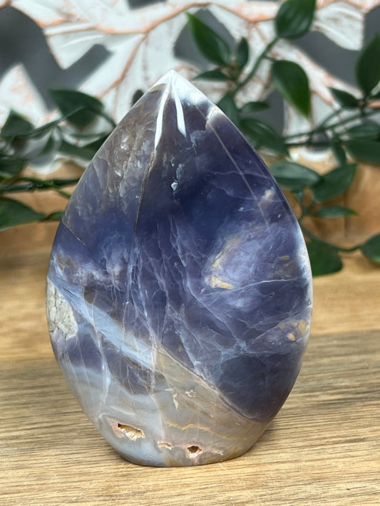 Purple Chalcedony Flame