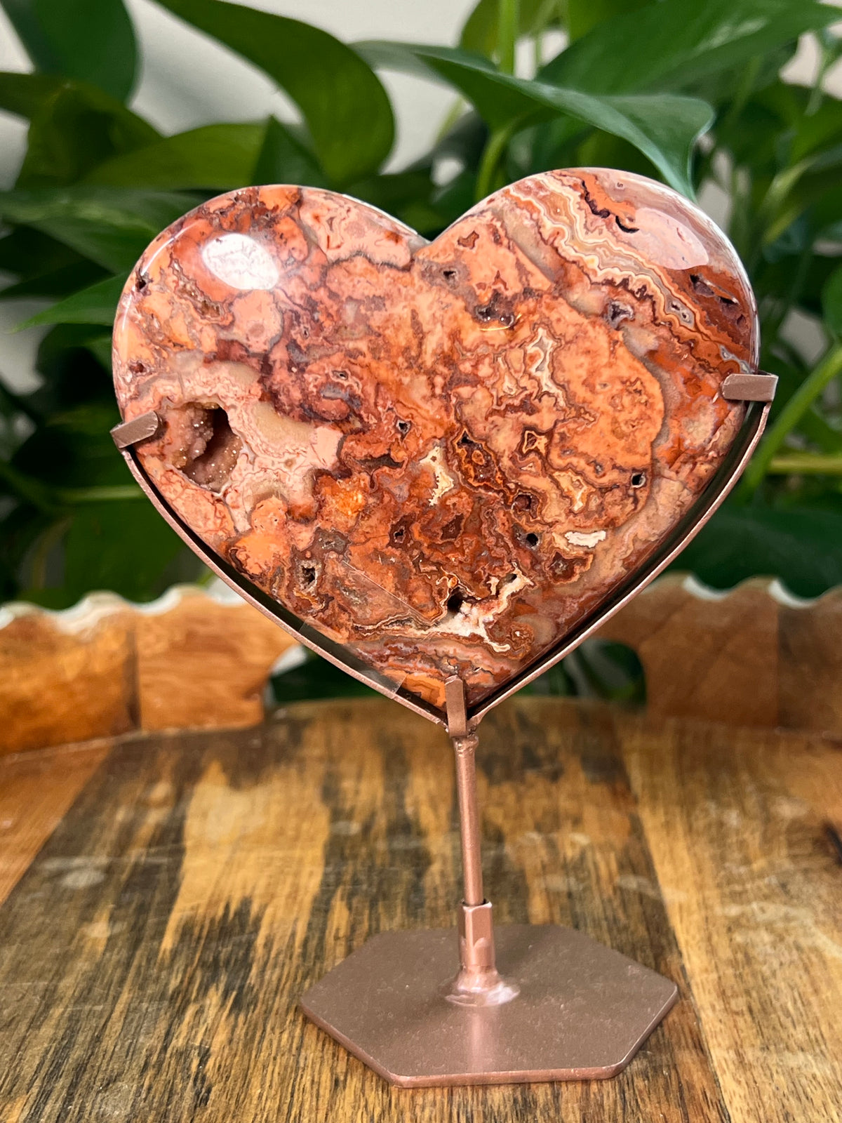 Crazy Lace Agate Heart: NA