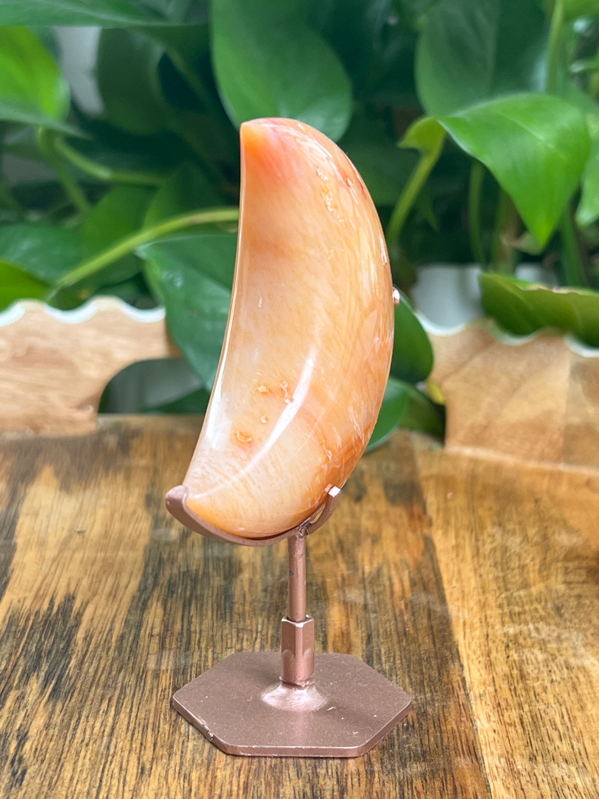 Carnelian Mini Puffy Moon: TB