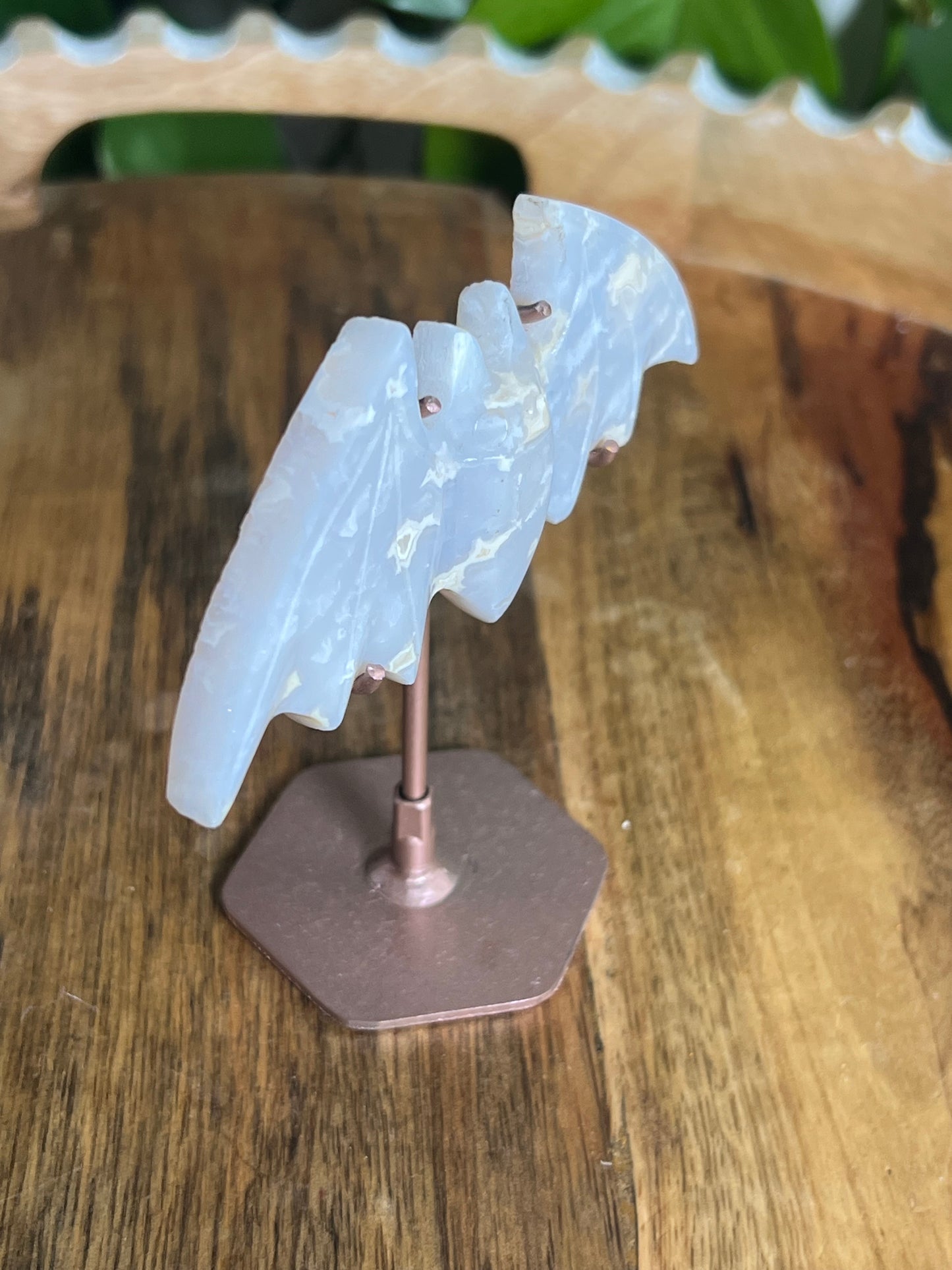 White Plume Agate Bat