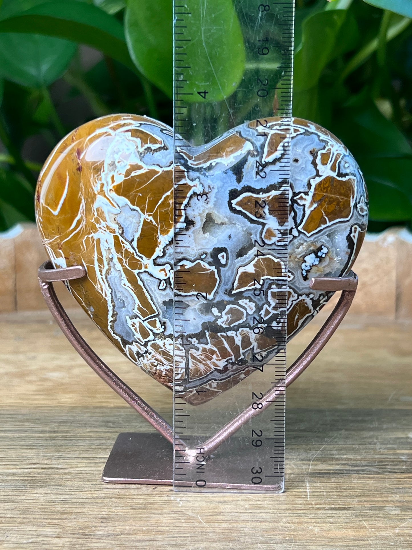 Brecciated Jasper Heart