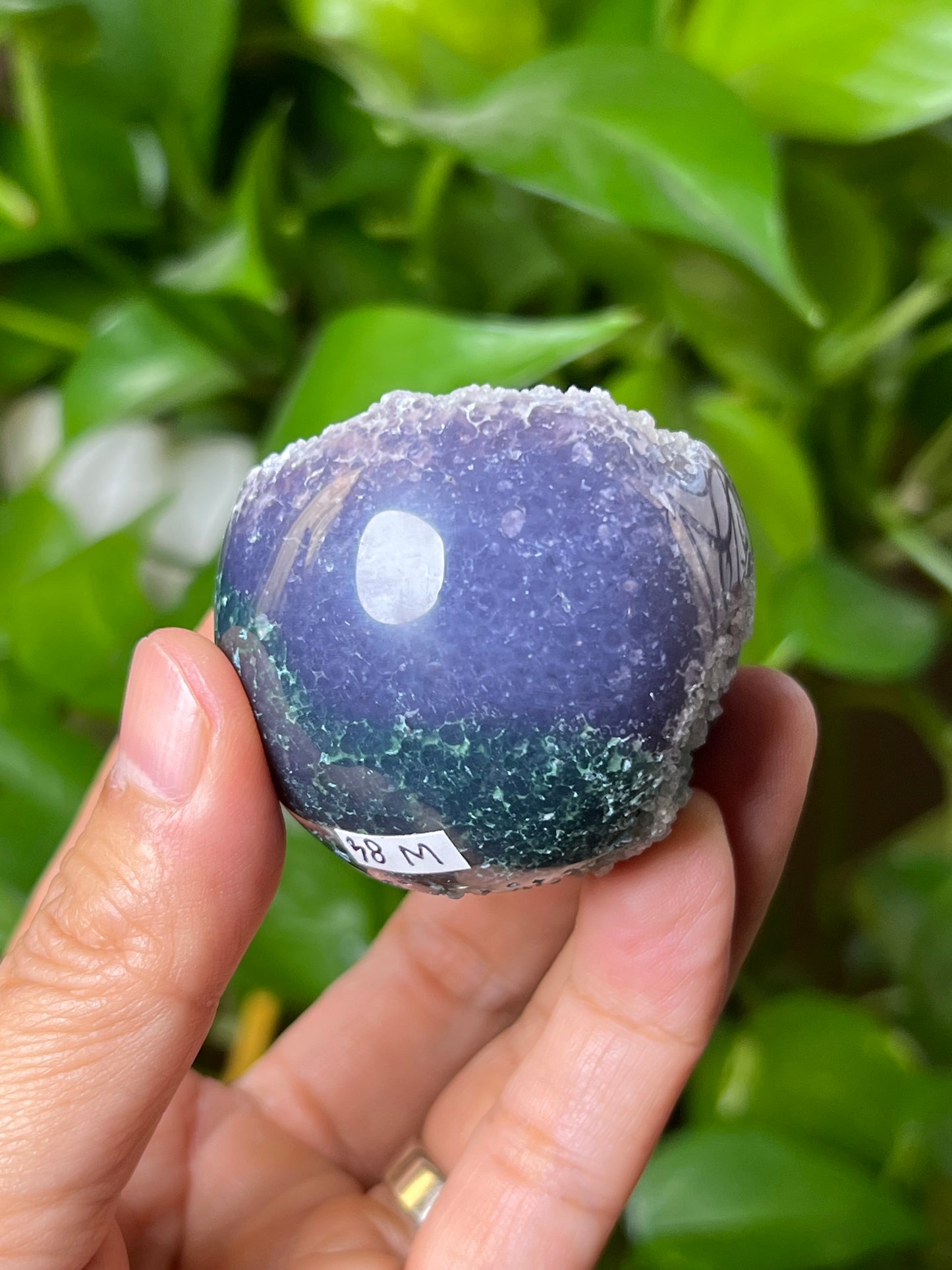 Grape Agate Sphere