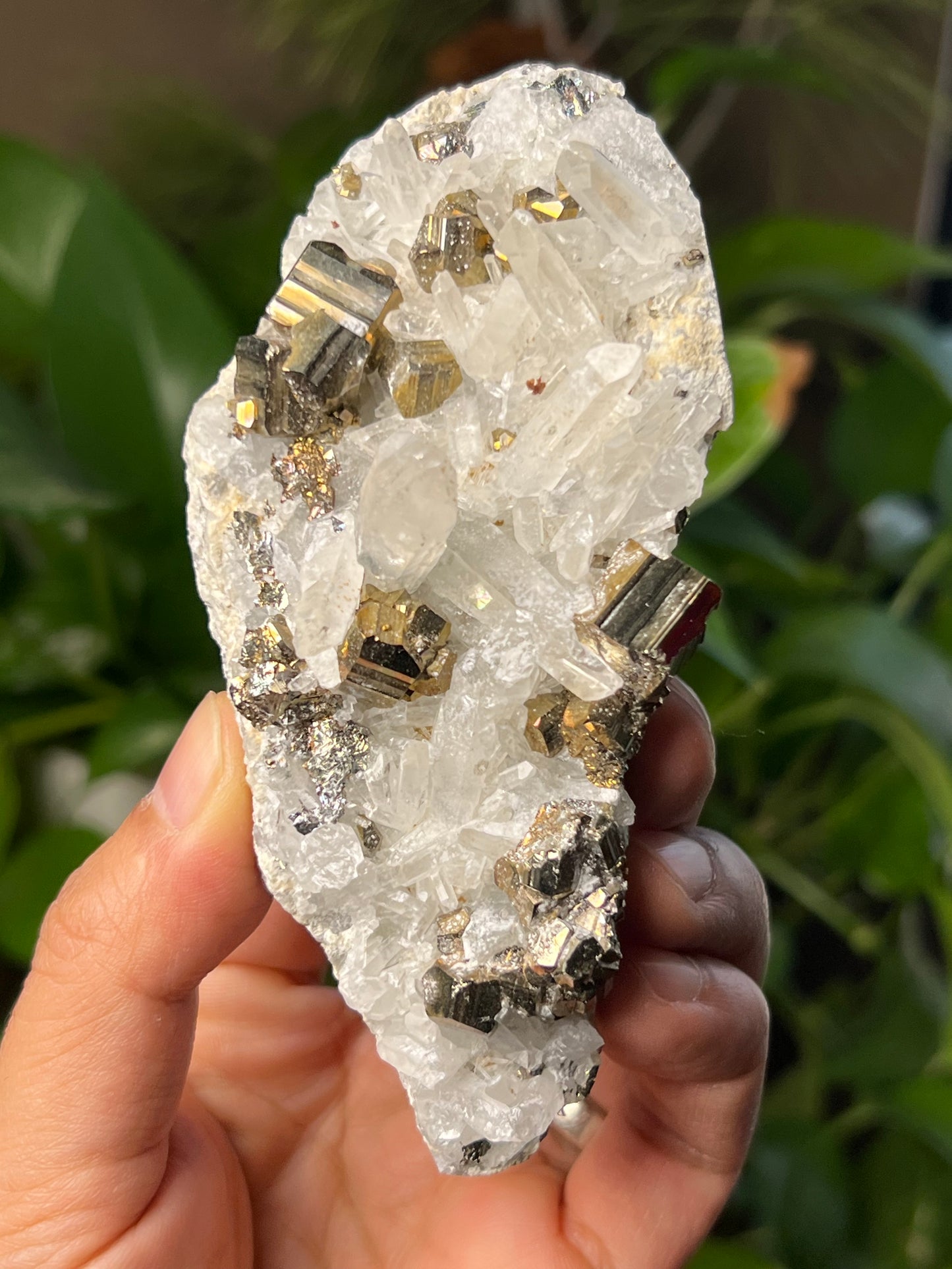 Rainbow Pyrite Quartz