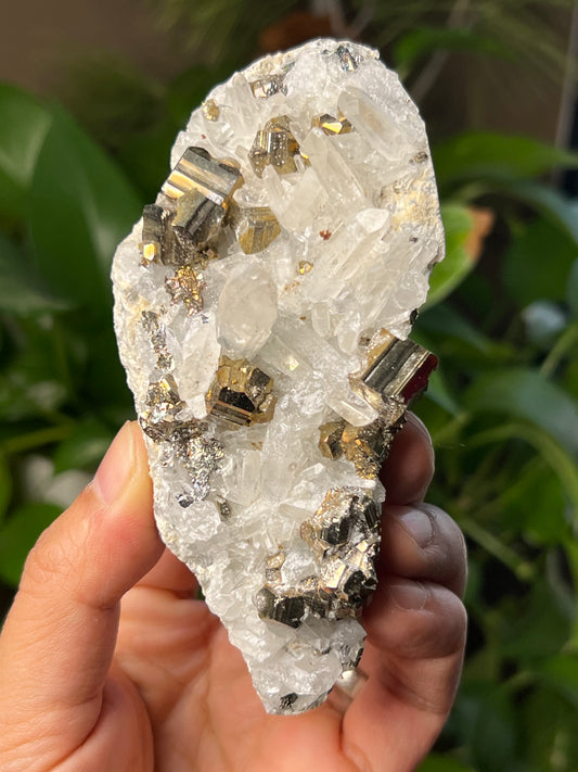 Rainbow Pyrite Quartz
