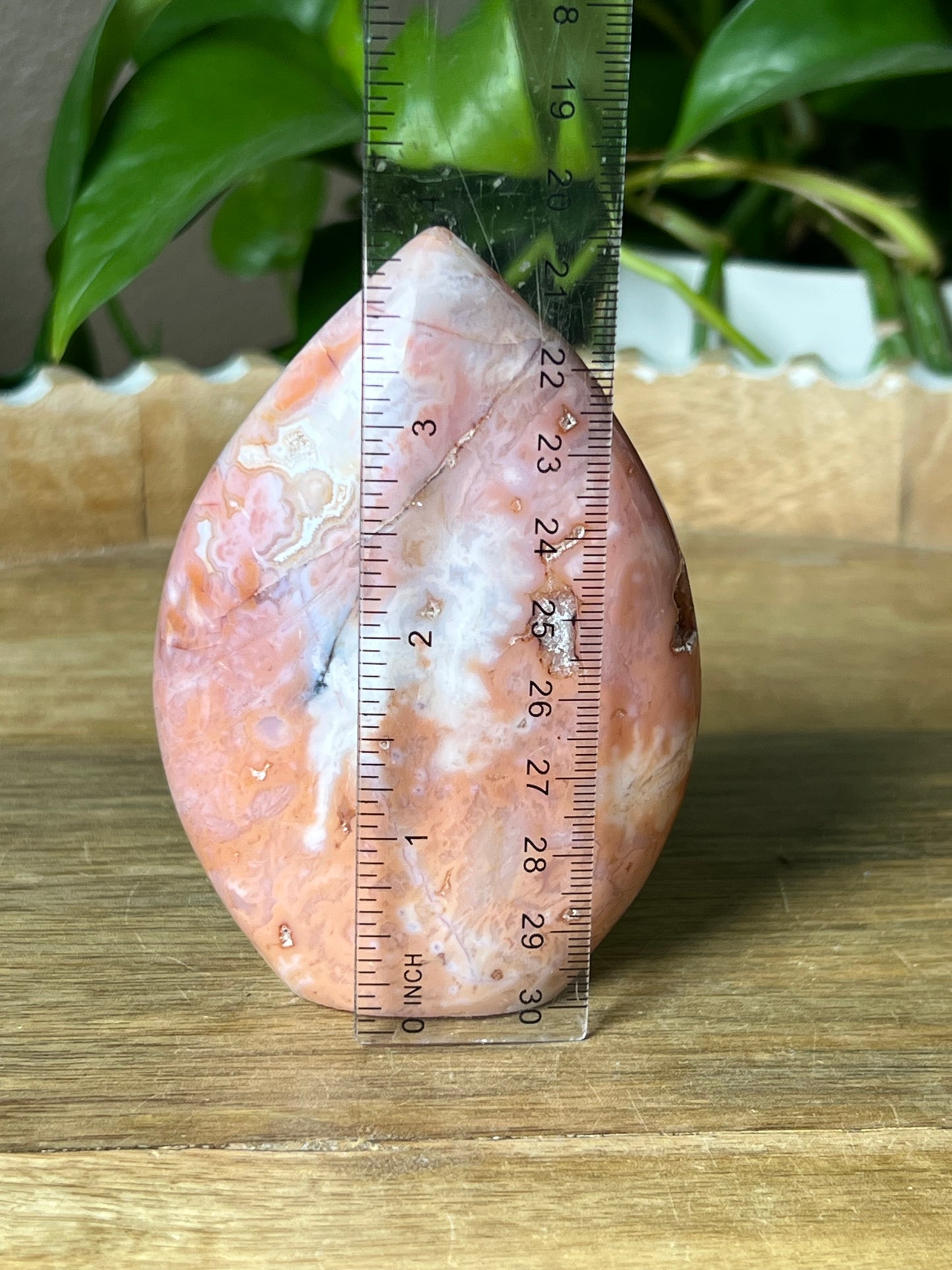 Pink Carnelian Flame