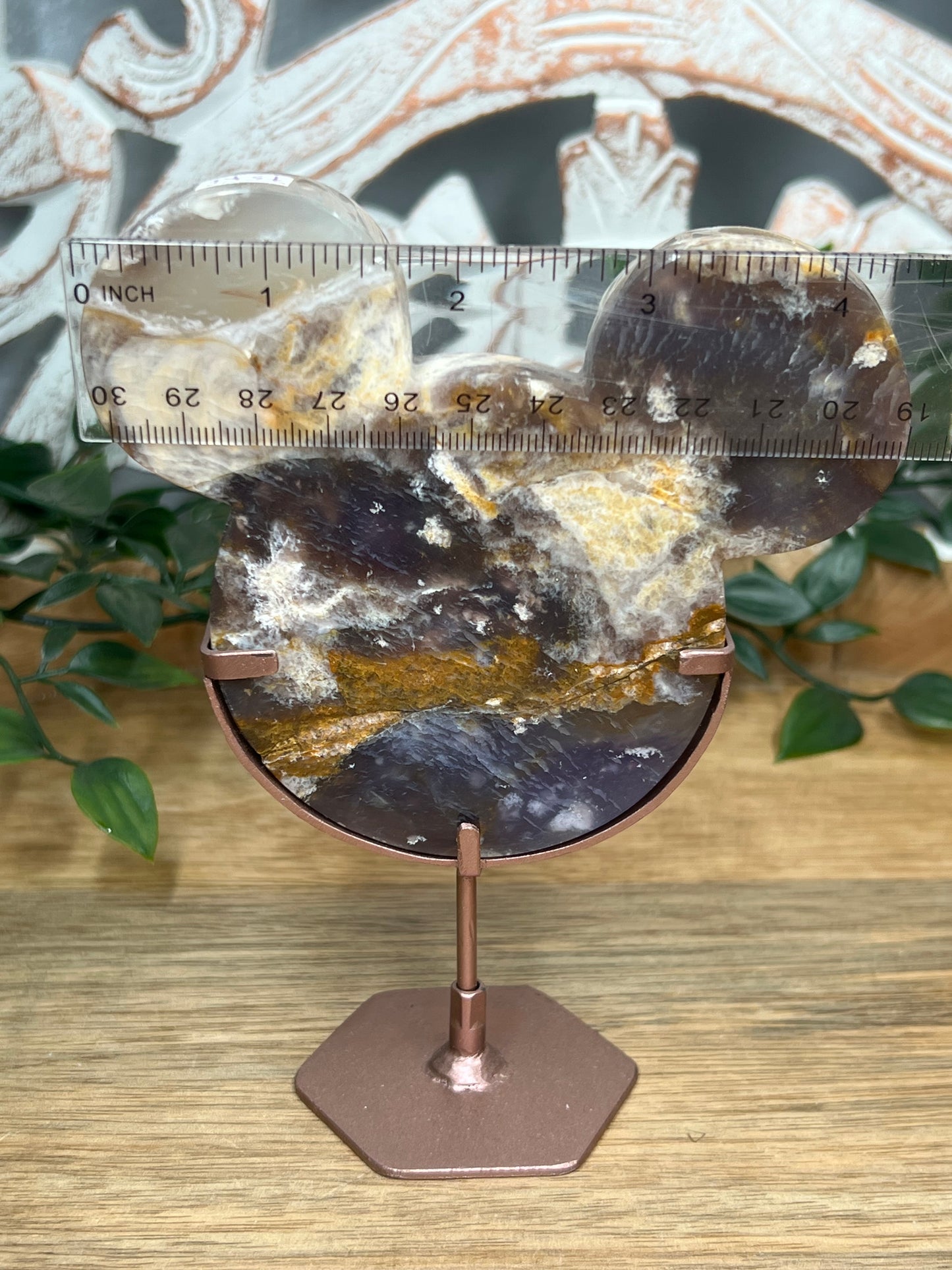 Purple Chalcedony Head