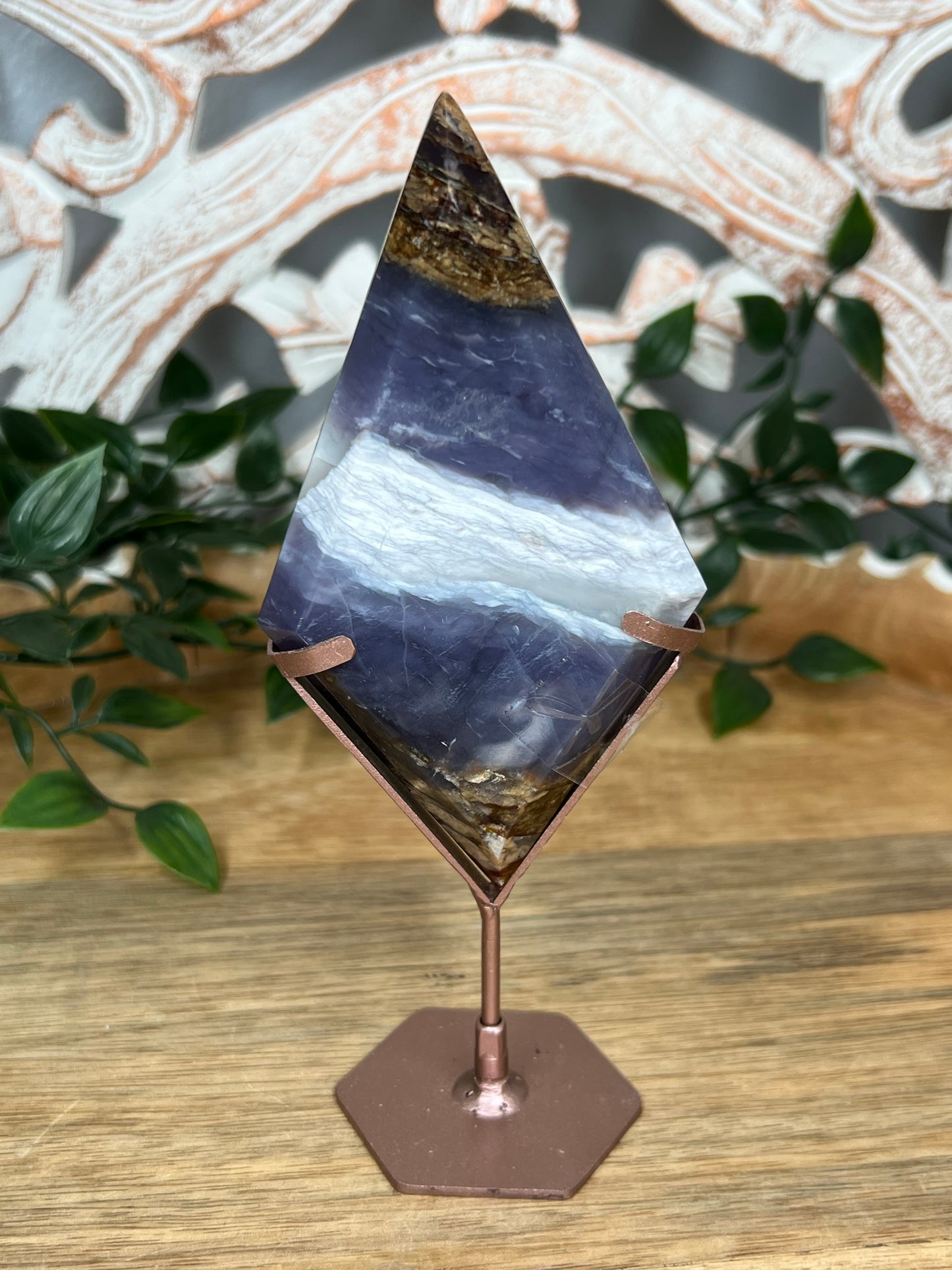 Purple Chalcedony Diamond