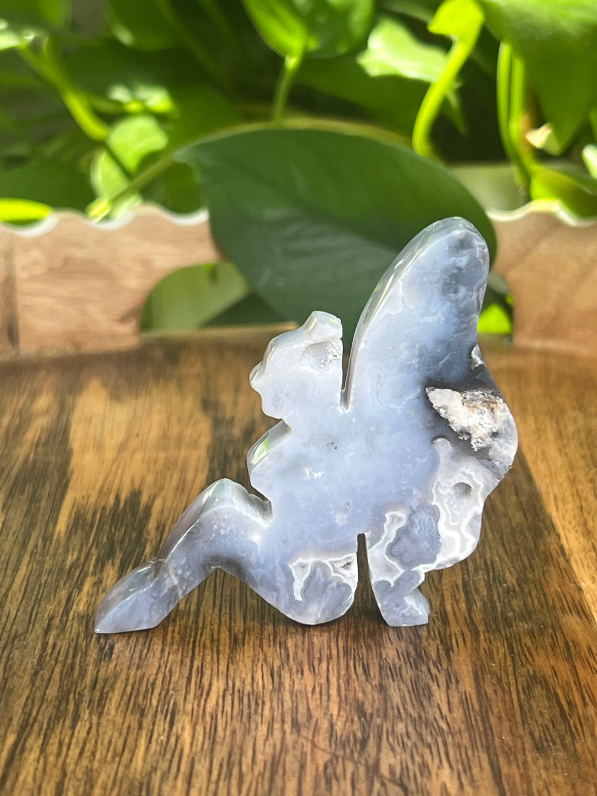 Blue Plume Agate Fairy: PE