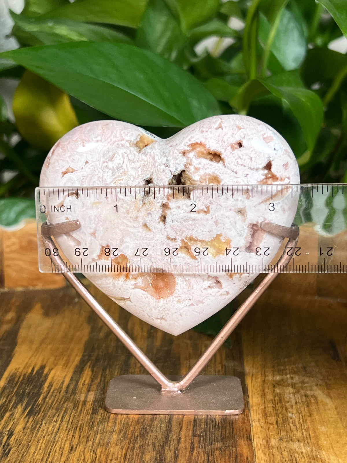 Pink Carnelian Heart: FF