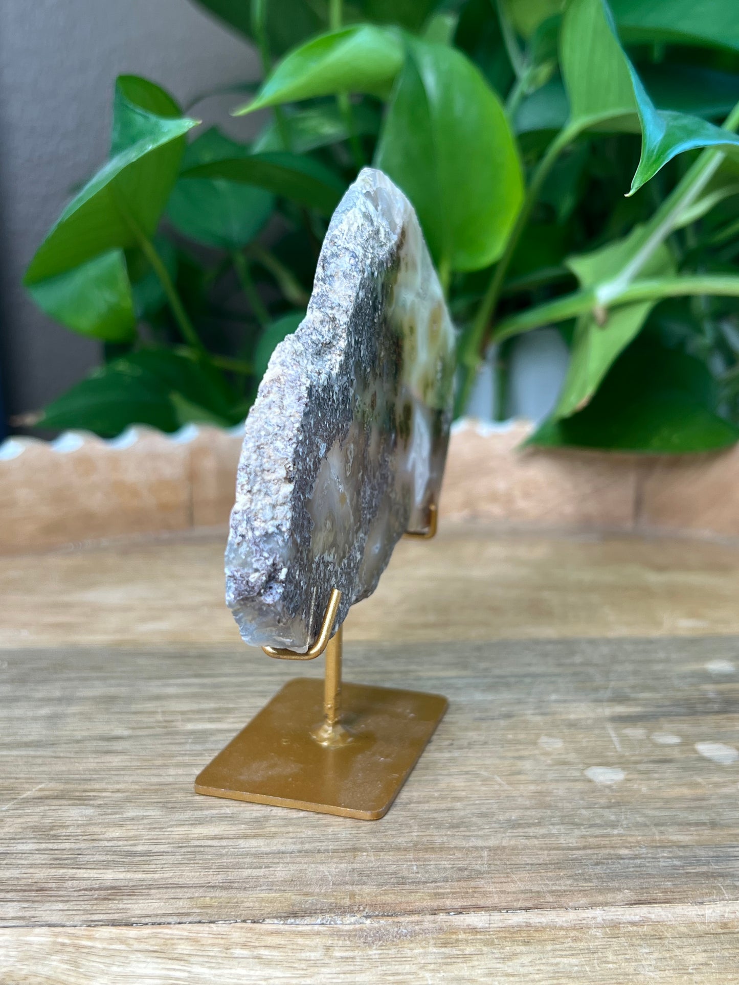 Scenic Moss Agate Slab