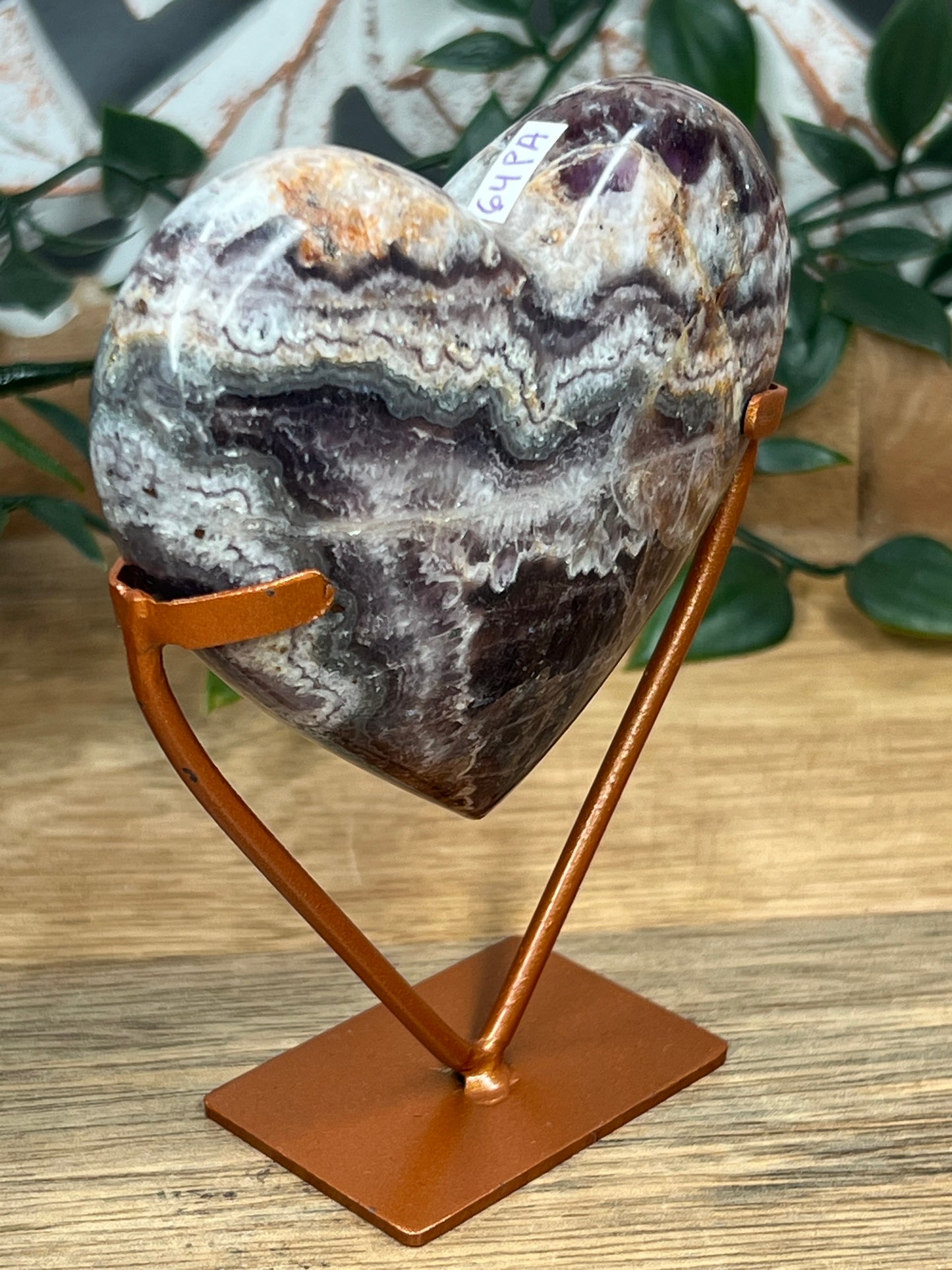 Indonesian Amethyst Heart