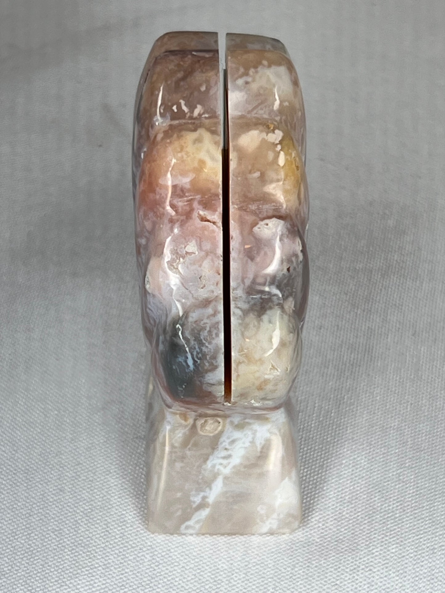 Rainbow Plume Agate Shell