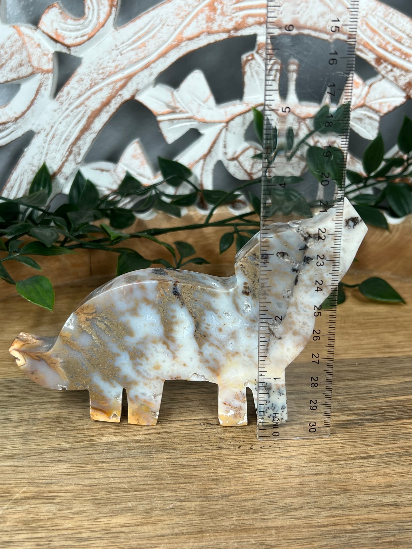 Dendritic Tiger Agate Dog