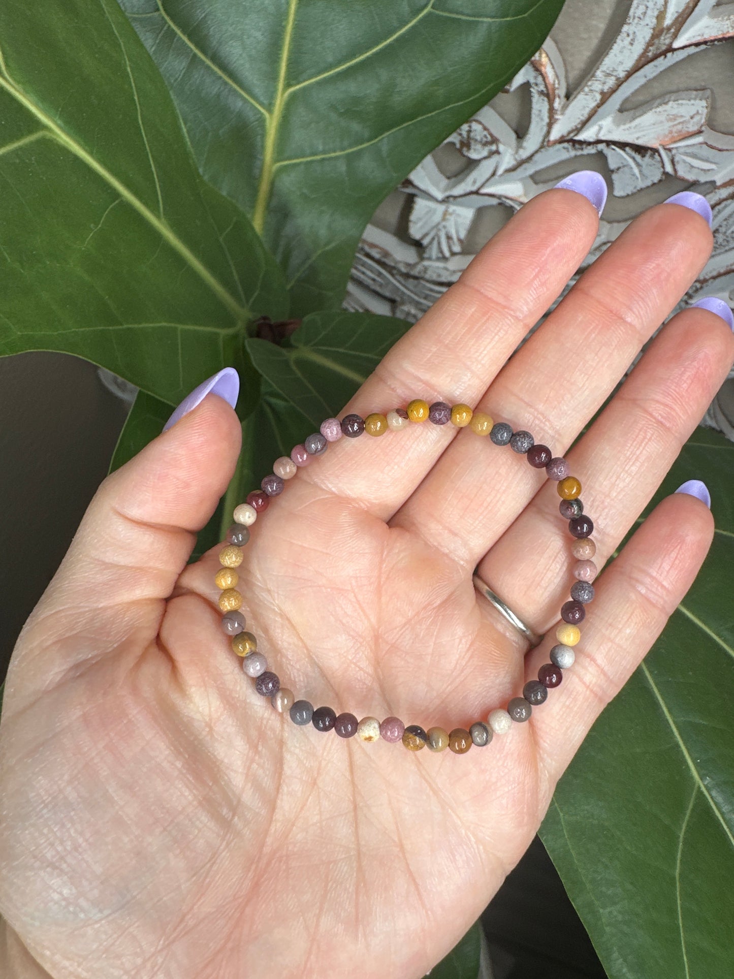Mookaite Beaded Bracelet