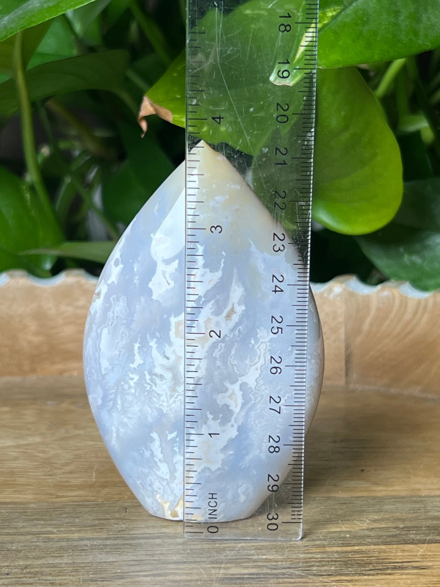 Winter Plume Agate Flame