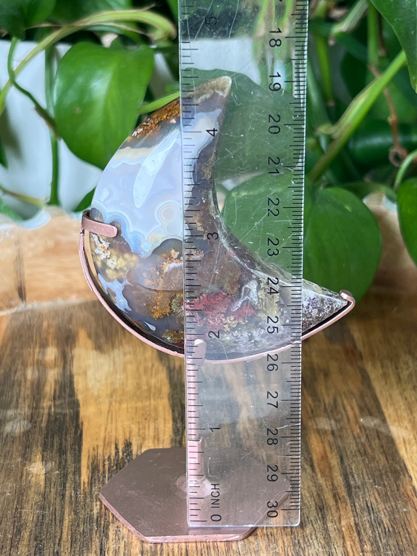 Scenic Moss Agate Moon