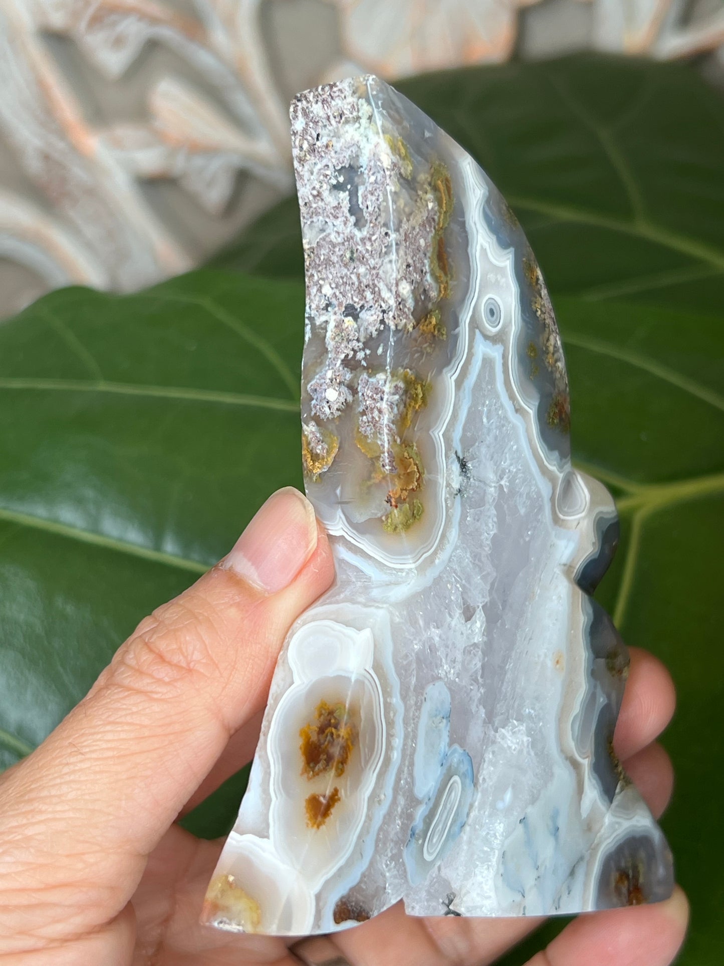 Scenic Moss Agate Fairy