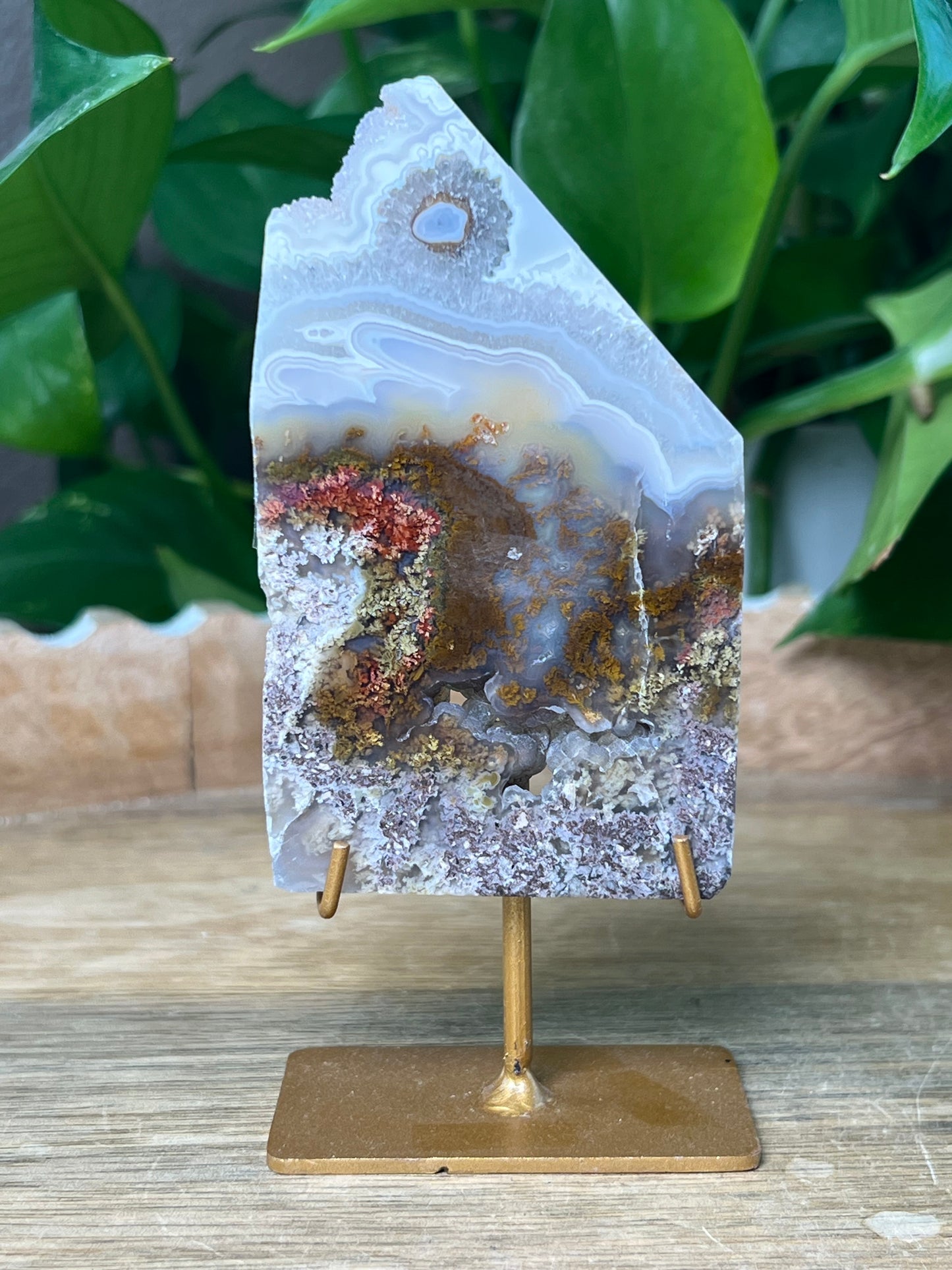 Scenic Moss Agate Slab
