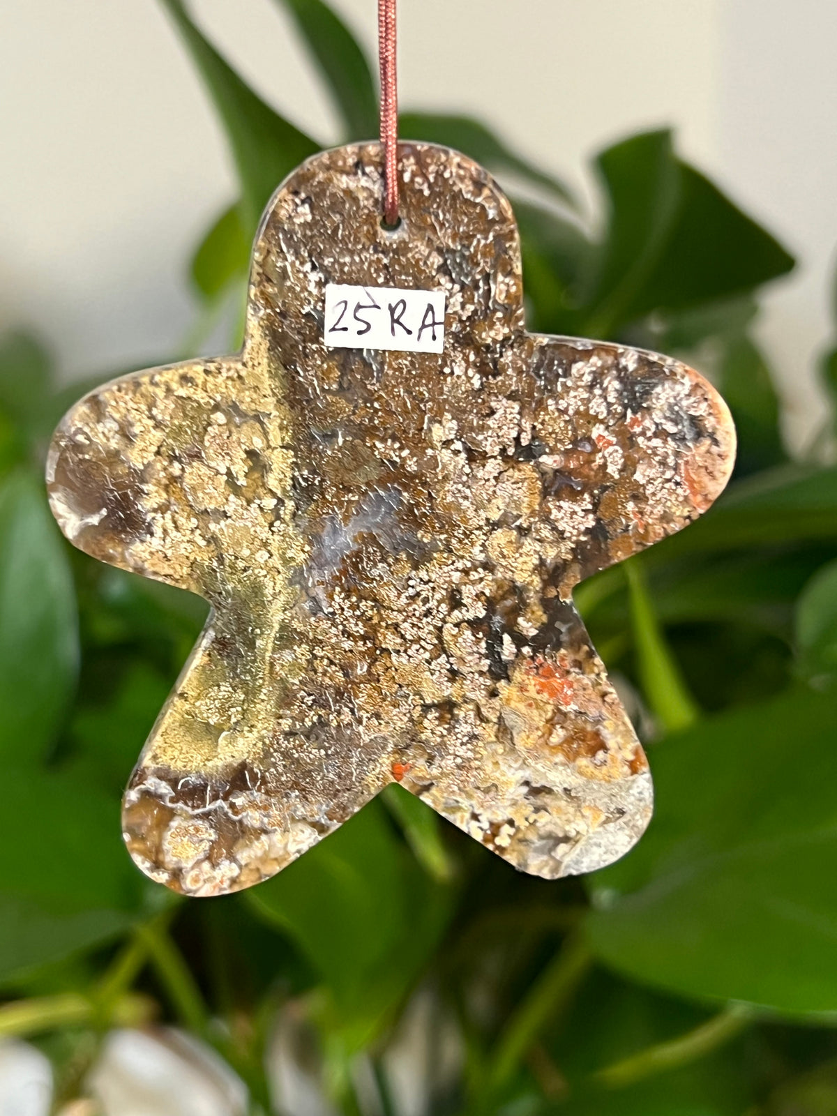 Scenic Moss Agate Gingerbread Ornaments