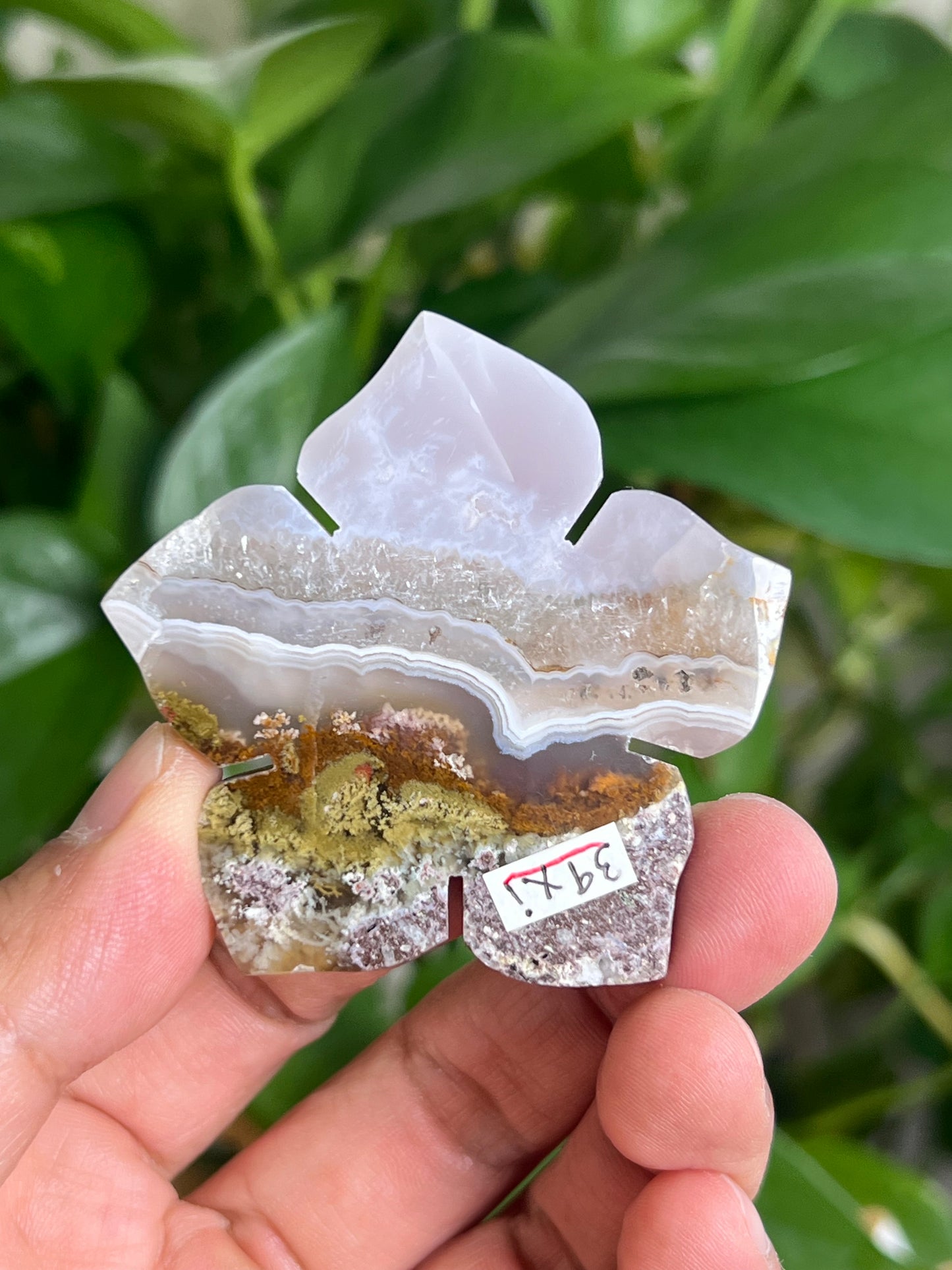 Scenic Moss Agate Flower Xi