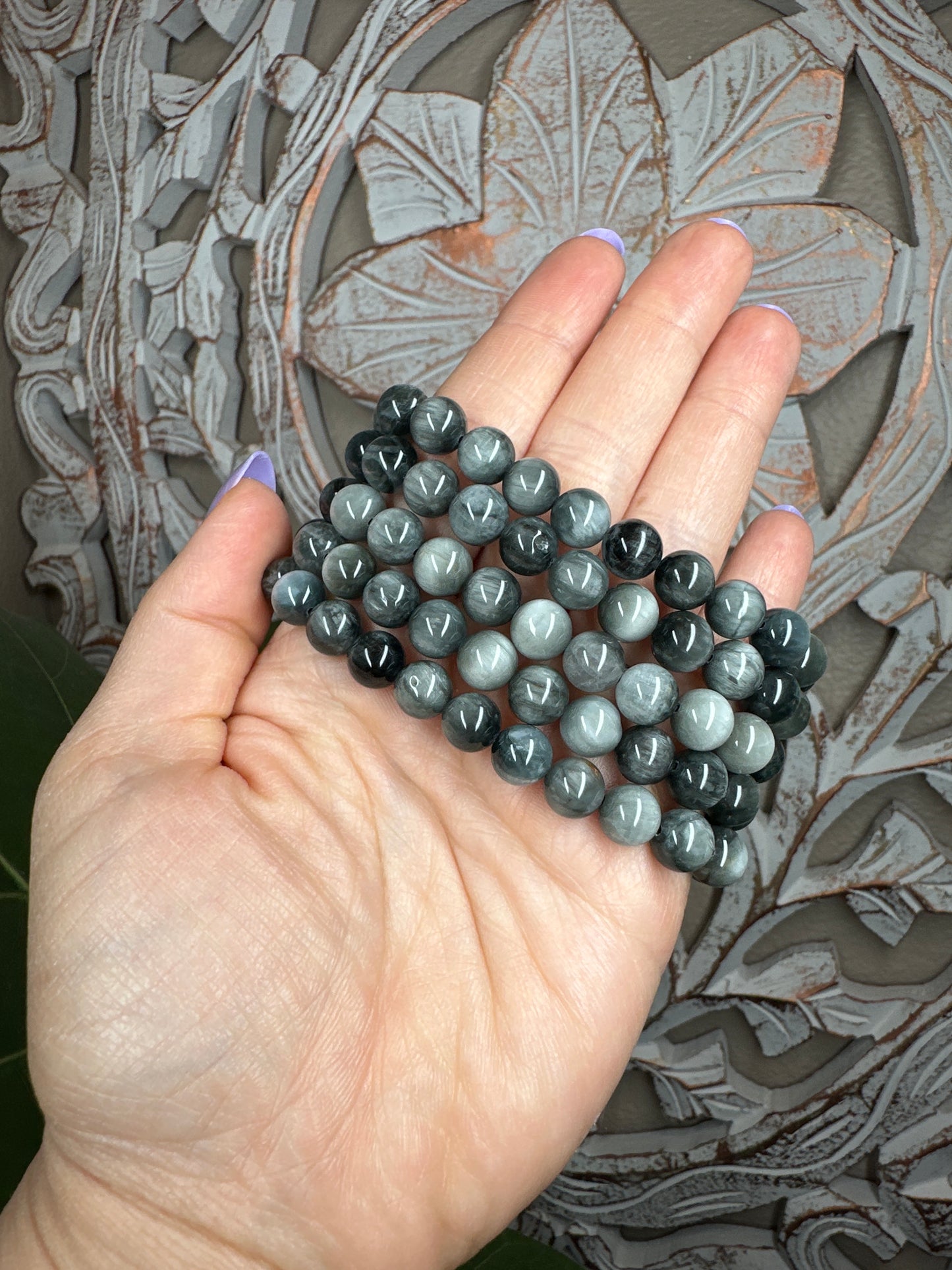 Eagle Eye Beaded Bracelet (8.5mm)