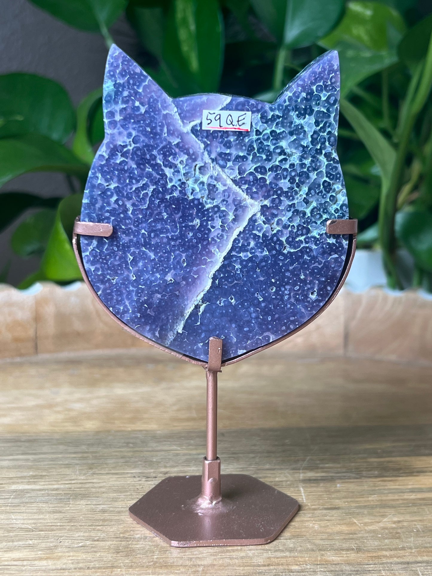 Grape Agate Cat
