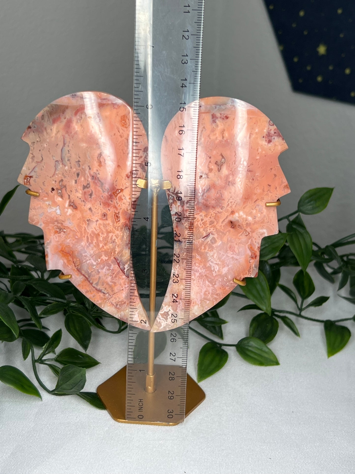 Pink Carnelian Wings